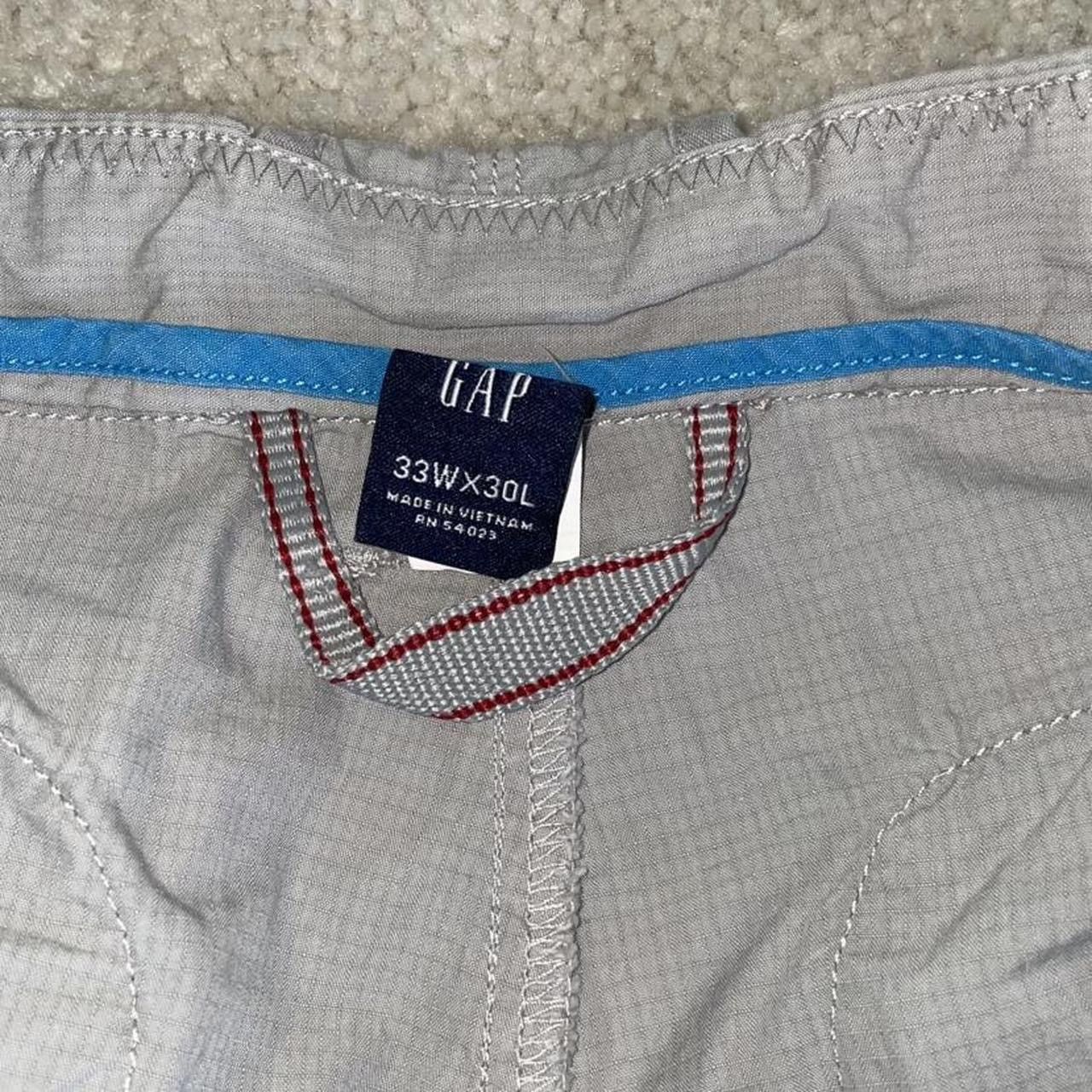 Gap Vintage Gap grey utility cargo pants 33 x 30 Size US 30 / EU 46 - 7 Thumbnail