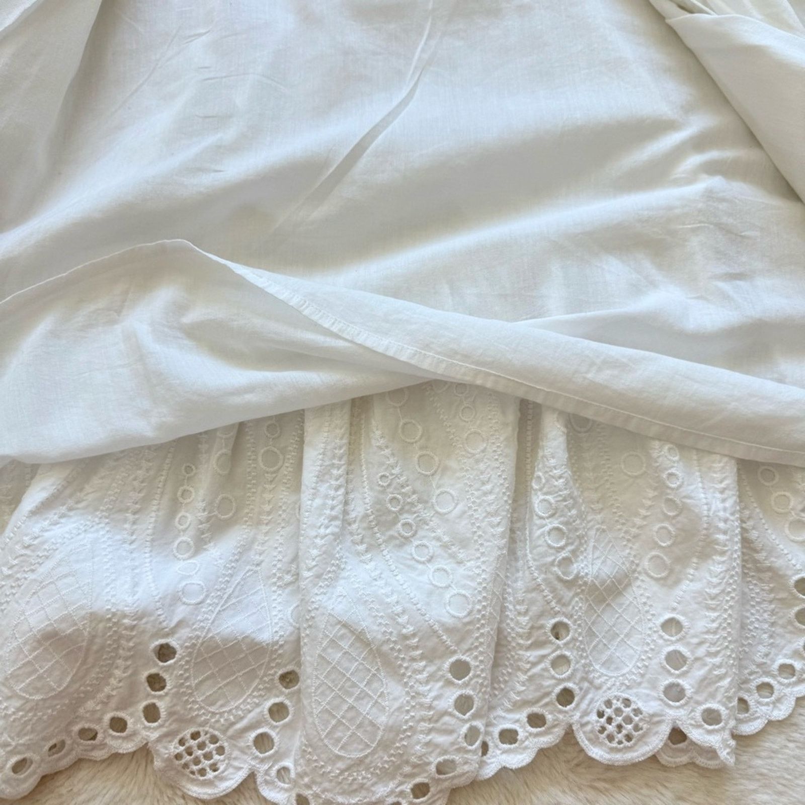 Veronica Beard Veronica Beard women white cotton layette dress size 4US Size S / US 4 / IT 40 - 9 Thumbnail