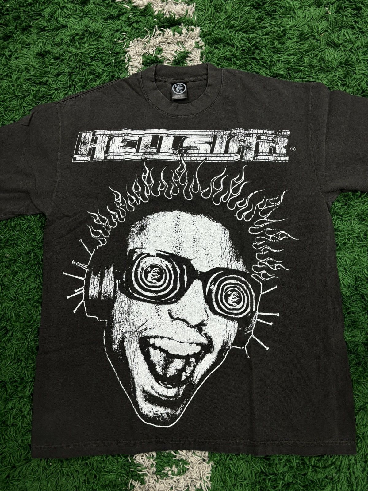 image of Hellstar Rage T Shirt Large in Black, Men's