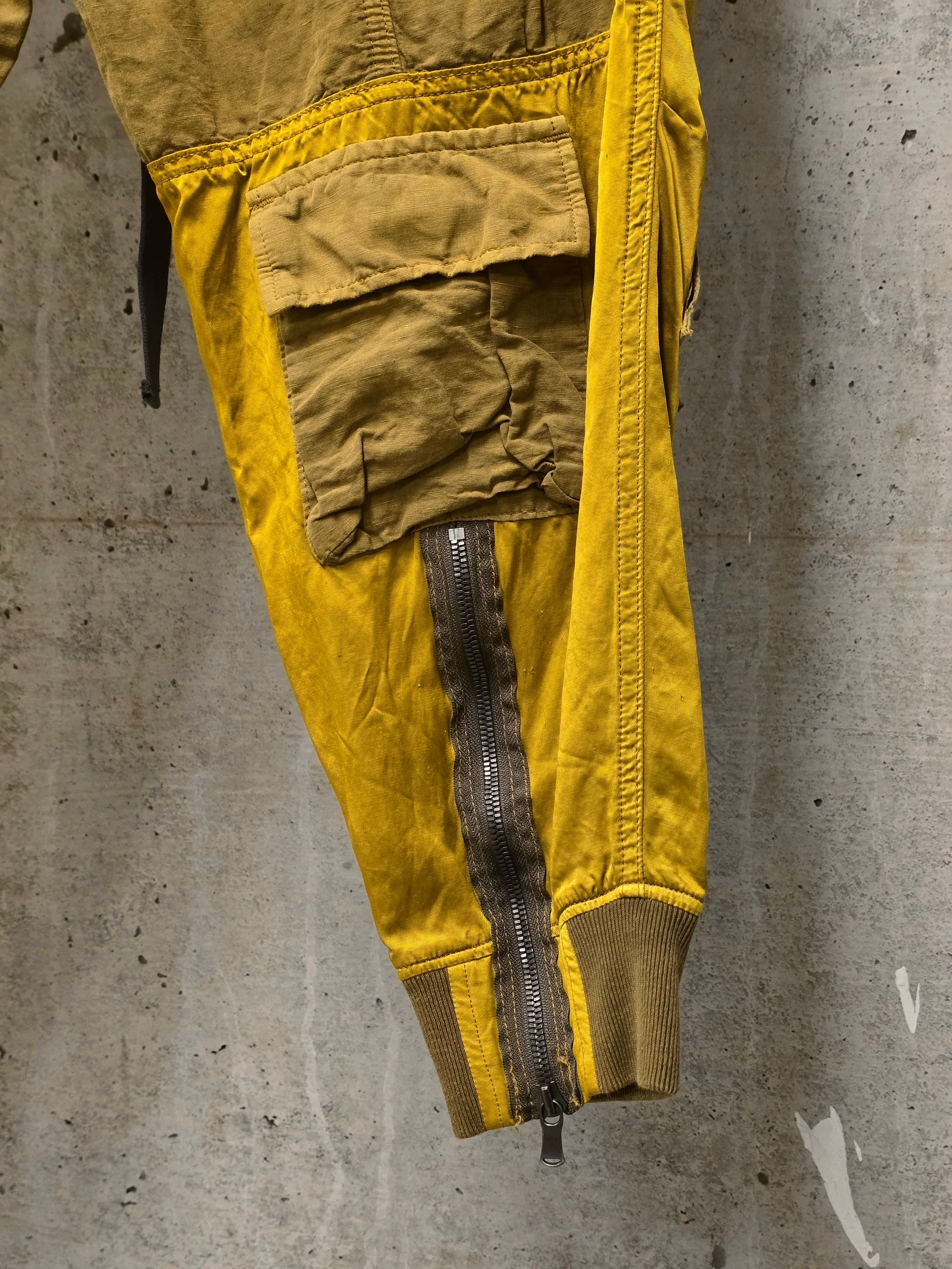 The Viridi-anne The Viridi-Anne Mustard Cargo Joggers Size US 34 / EU 50 - 4 Thumbnail