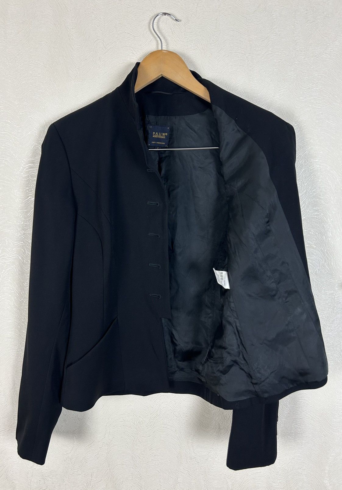 Designer PAUW Amsterdam Wool Blazer Jacket Size M Size S / US 4 / IT 40 - 10 Thumbnail