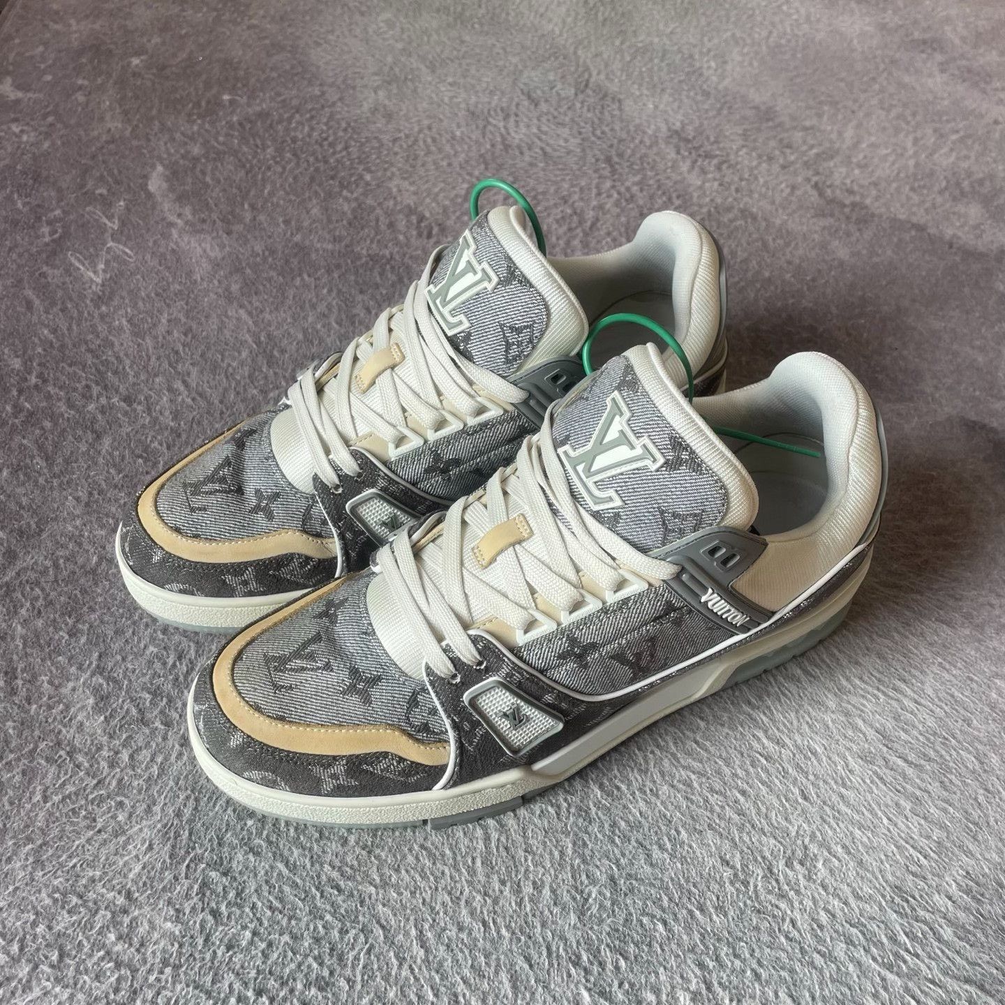 Louis Vuitton Louis Vuitton Training Denim Black Lowtop Sneakers 41 Men Size US 8.5 / EU 41-42 - 1 Thumbnail