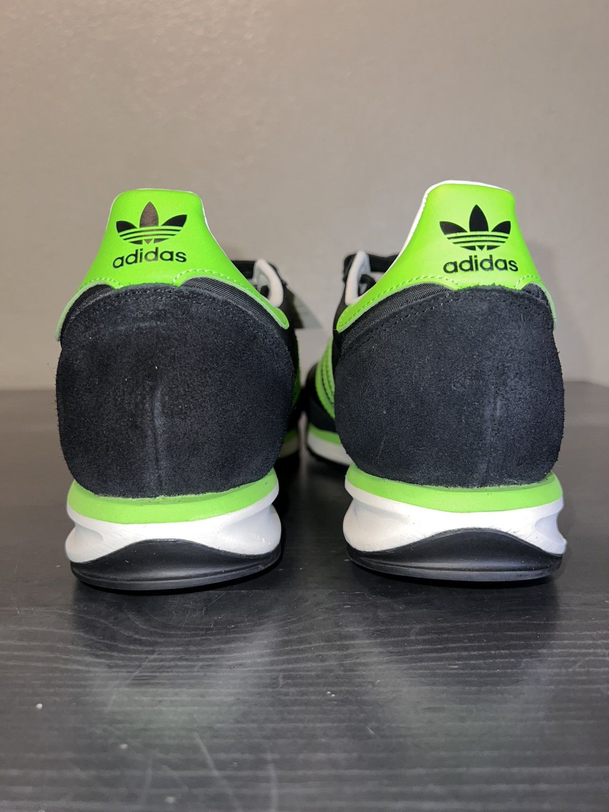 Adidas Adidas SL72 RS Black Solar Green Size 10 Size US 10 / EU 43 - 2 Thumbnail