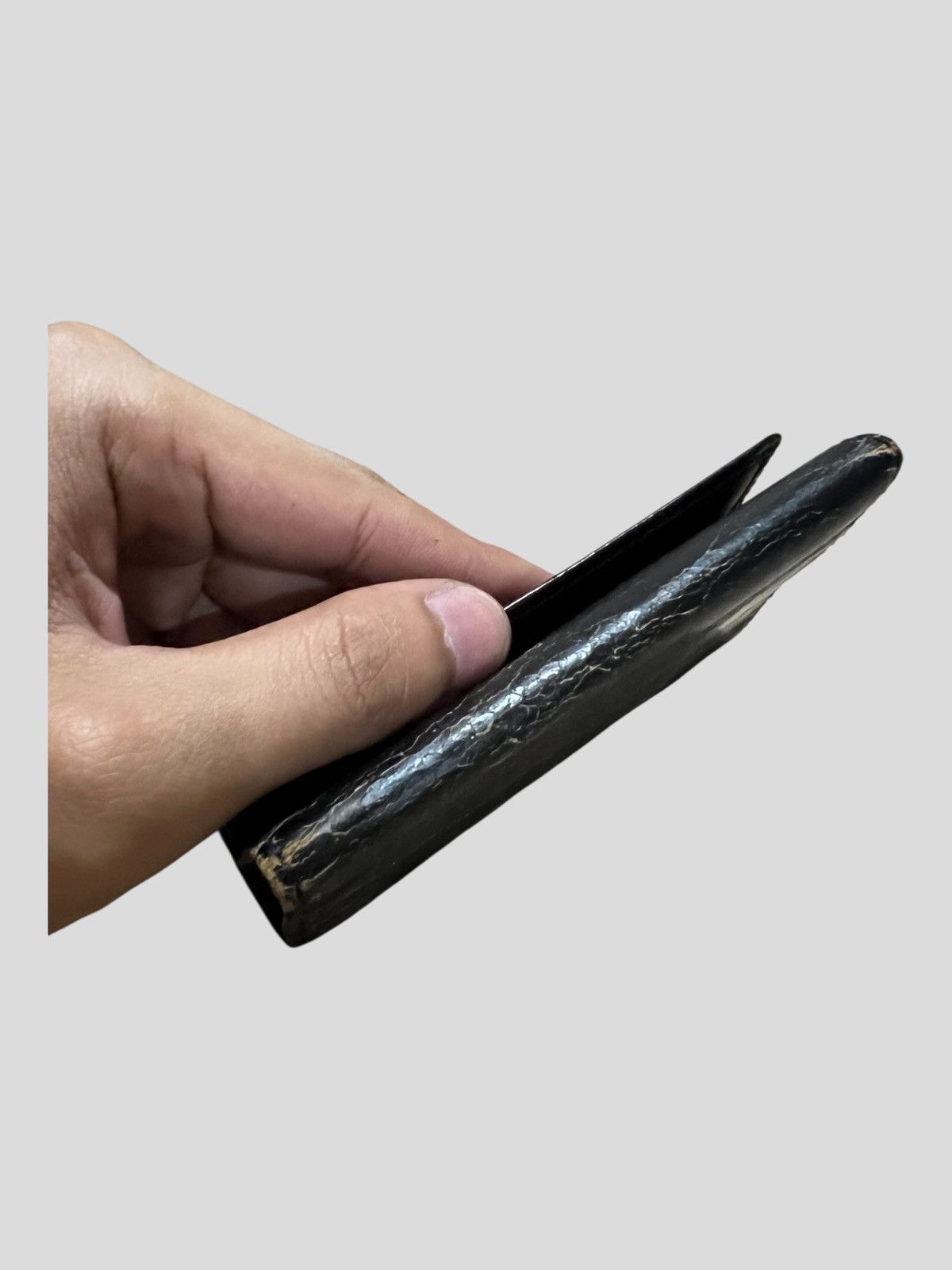 Jam Home Made Jam Home Made 4NK Trick Mini Broken Leather Trifold Wallets Size ONE SIZE - 8 Thumbnail