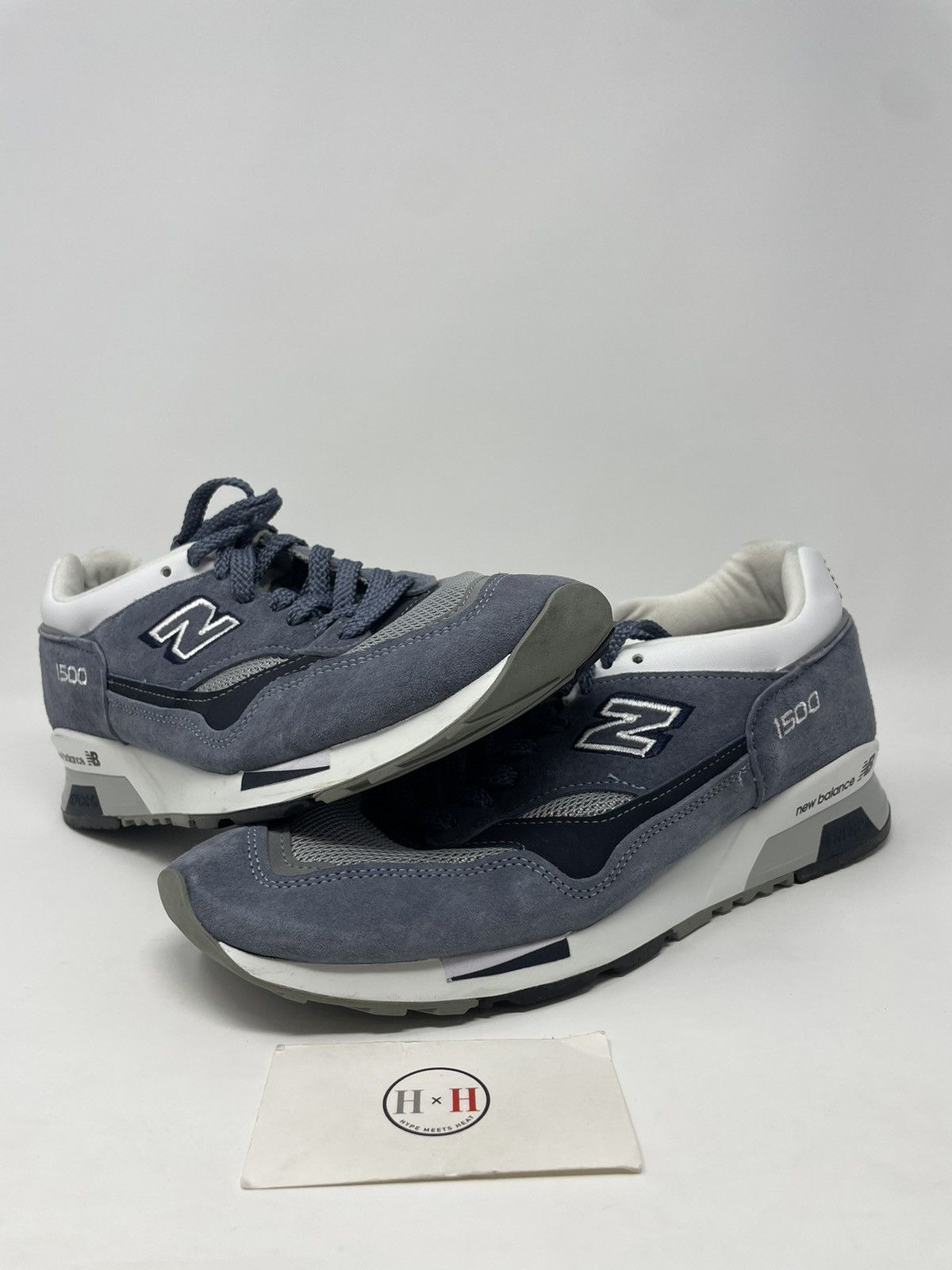 image of New Balance 1500 Miuk Steel Blue Paperboy Shoes, Men's (Size 8.5)