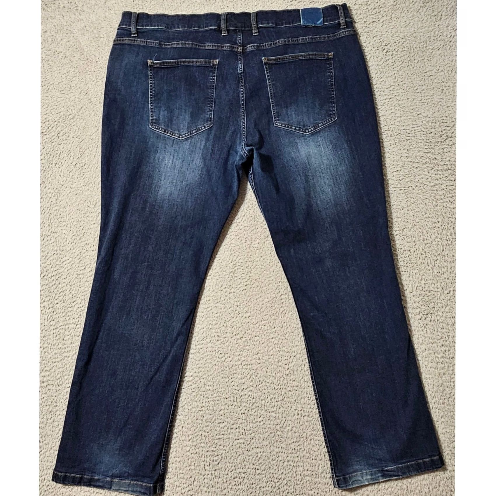 Vintage Mugsy Jeans Mugsy Stretch Jeans Blue Dark Wash Straight Leg Men's 42 x 30 Jeans Shirt? Size US 42 / EU 58 - 2 Thumbnail