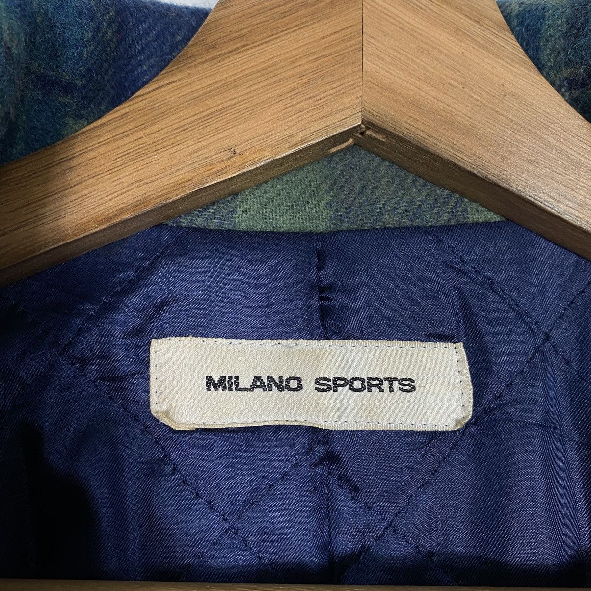 Issey Miyake 📌Vintage Wool Jacket Tartan Design Milano Sports Size US M / EU 48-50 / 2 - 18 Thumbnail