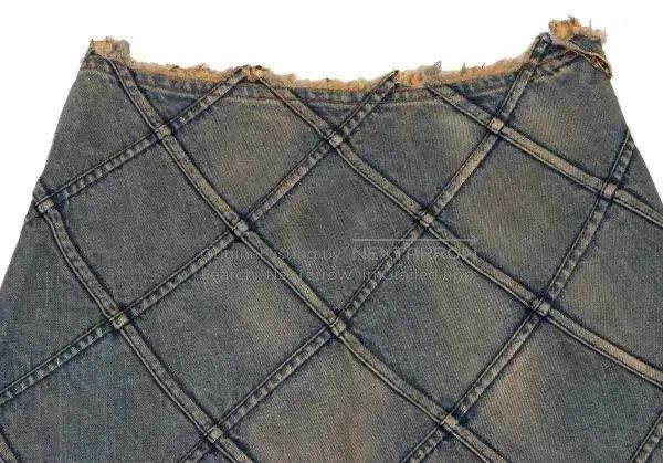 Junya Watanabe Junya Watanabe size S Denim cut-off skirt Size 23" - 2 Thumbnail