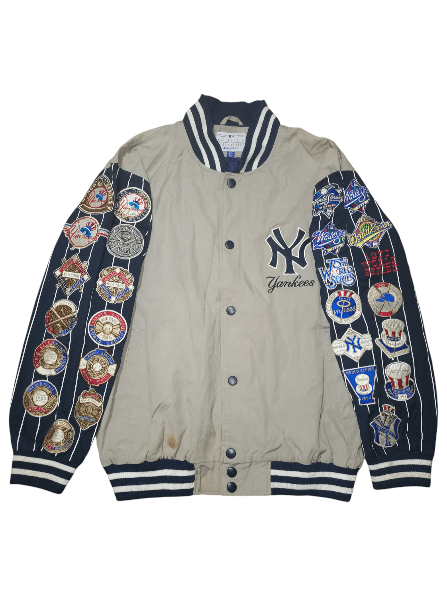 Vintage G-3 sports Carl banks ny yankees 25 world series jacket Size US L / EU 52-54 / 3 - 1 Thumbnail