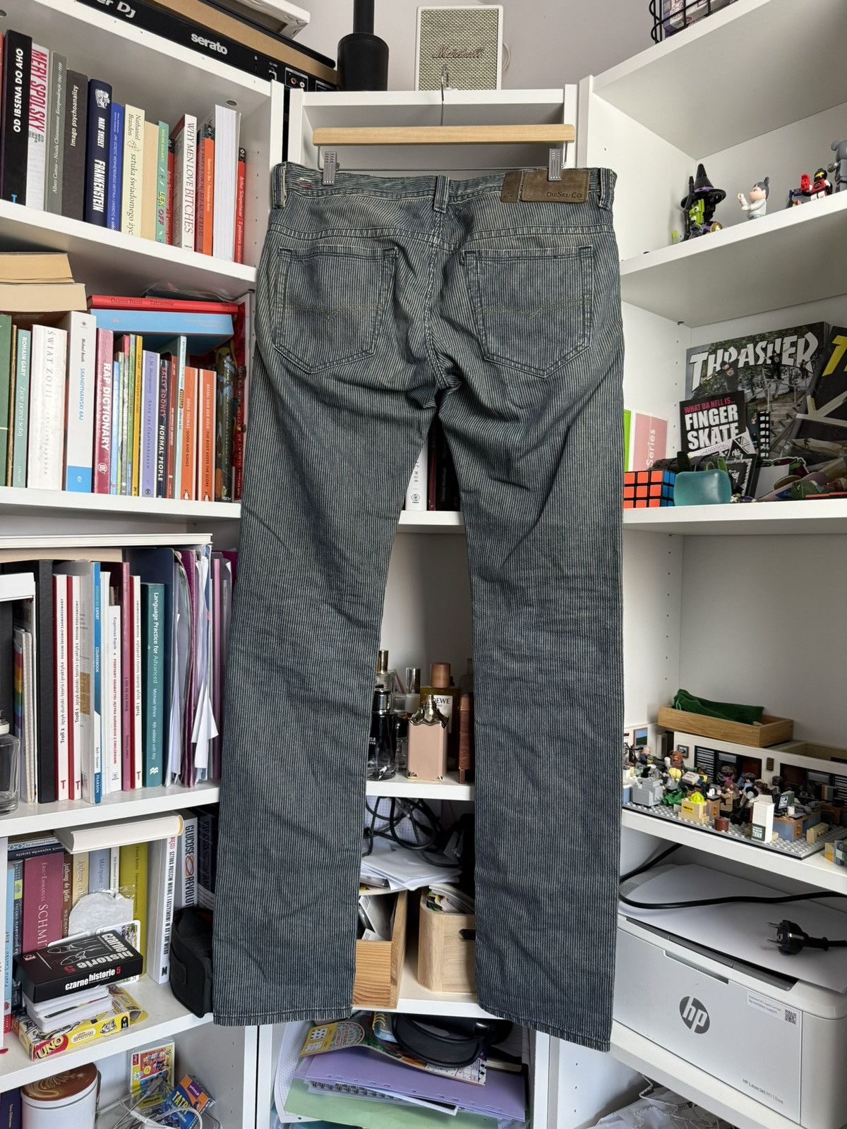 Diesel Vintage y2k Diesel toxic acid washed corduroy pants 33x34 90s Size US 33 - 2 Thumbnail