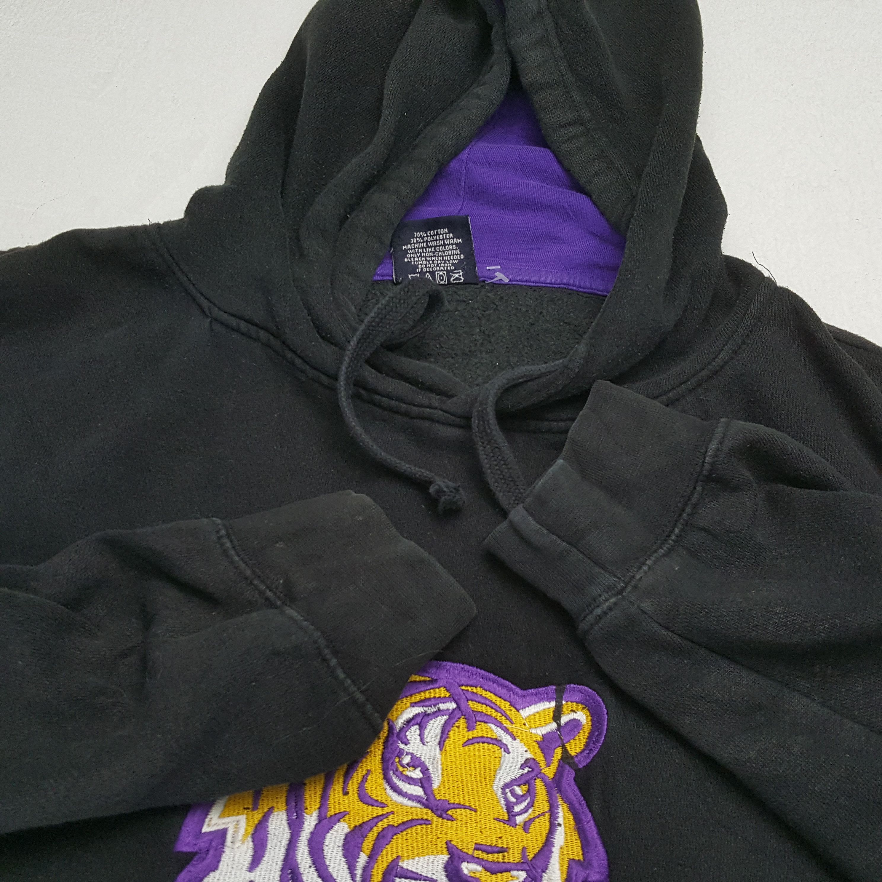 NFL × Vintage Vintage LSU TIGERS NFL American Football Team Hoodies Size US XL / EU 56 / 4 - 9 Thumbnail