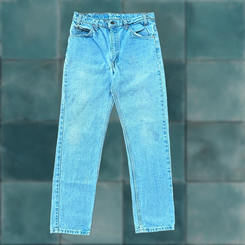 Levi's VINTAGE Levi's 505 Jeans Jeans Men 34x32 Blue 80s 90s USA Orange Tab Straight Denim USA Men Size US 34 / EU 50 - 1 Thumbnail