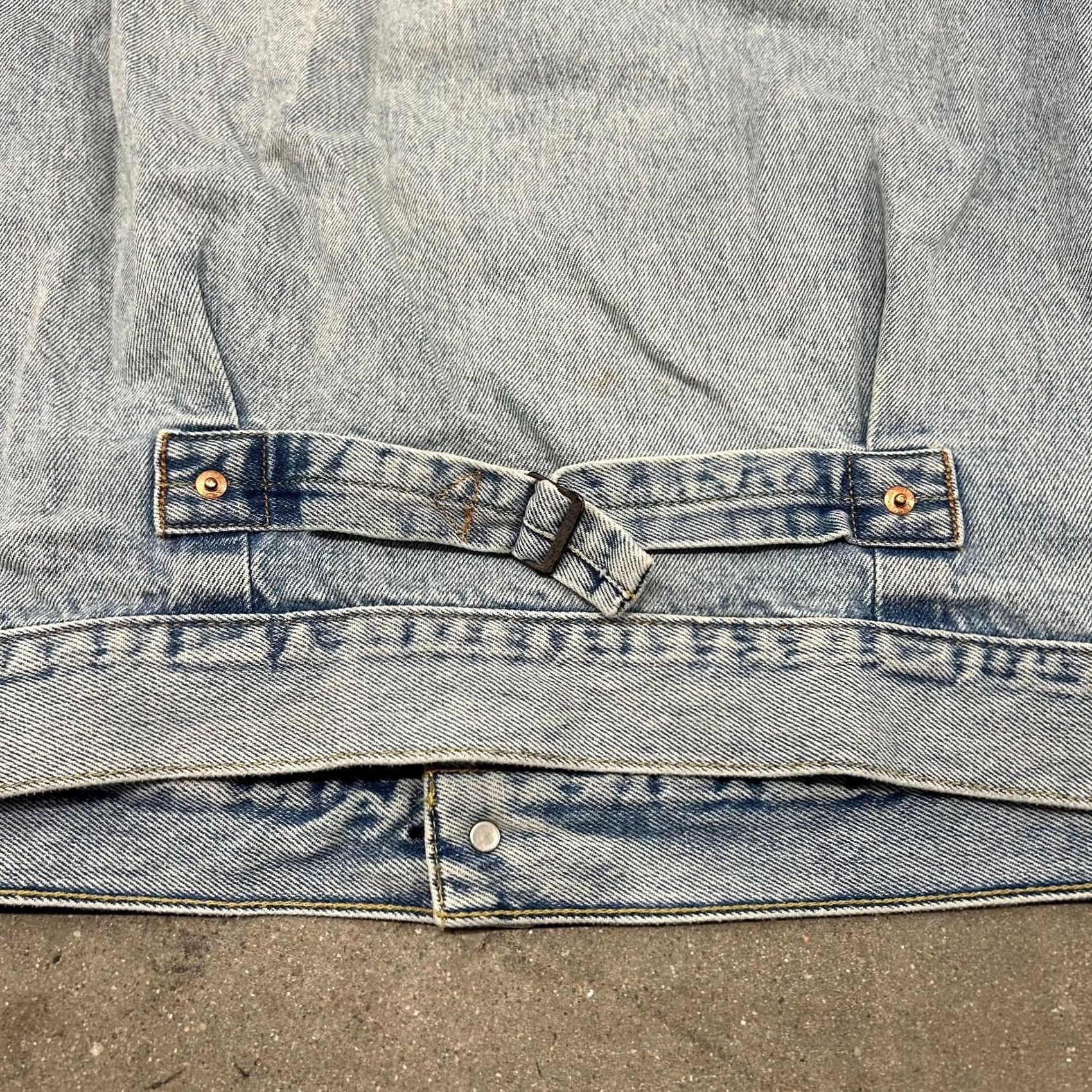 Levi's Levi's Premium Trucker Jacket Mens Medium Blue Denim Button Closure Pockets Modern 45in Chest Regular Jacket Size US M / EU 48-50 / 2 - 6 Thumbnail