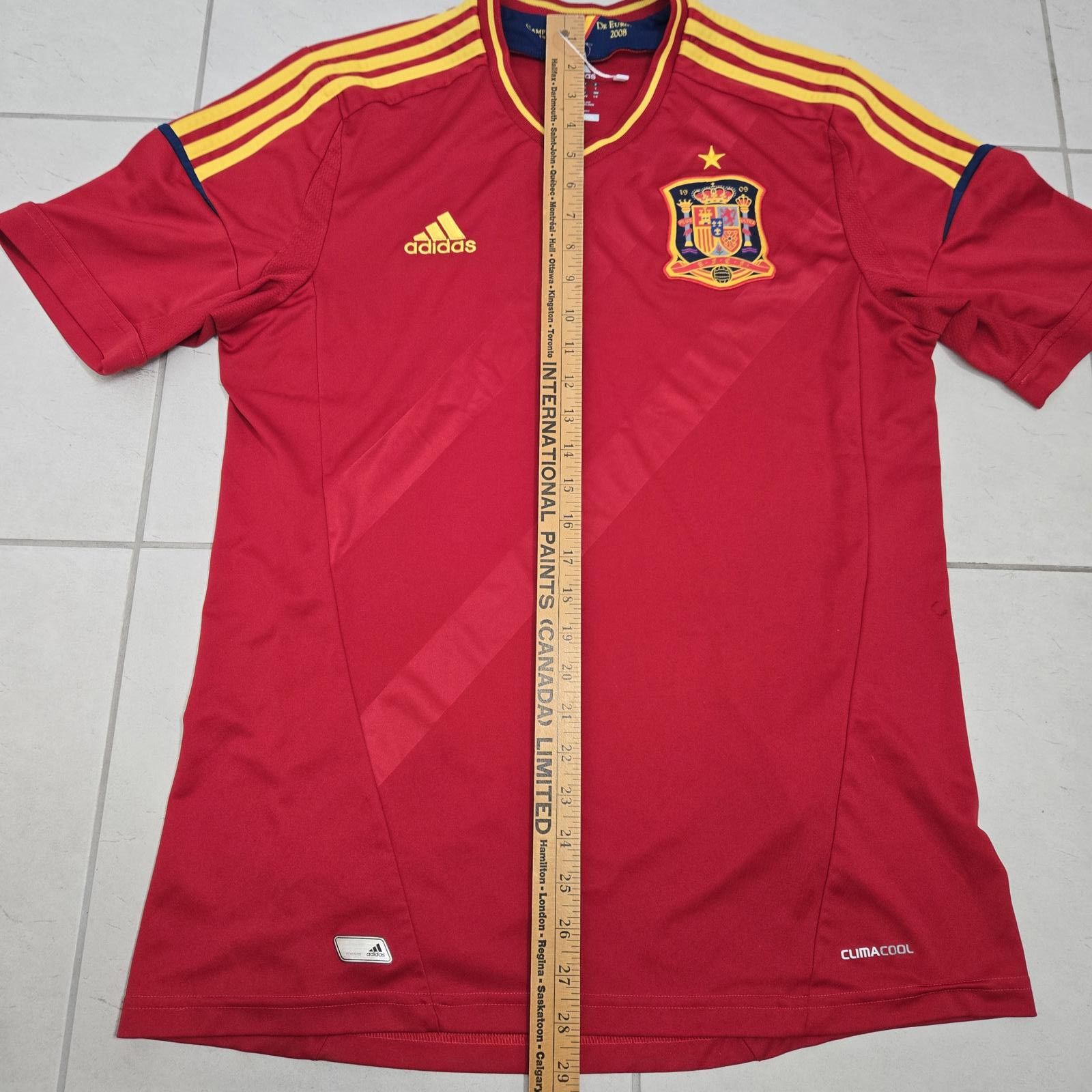 Adidas Adidas Spain 2012 Home Football Jersey Size US L / EU 52-54 / 3 - 9 Thumbnail