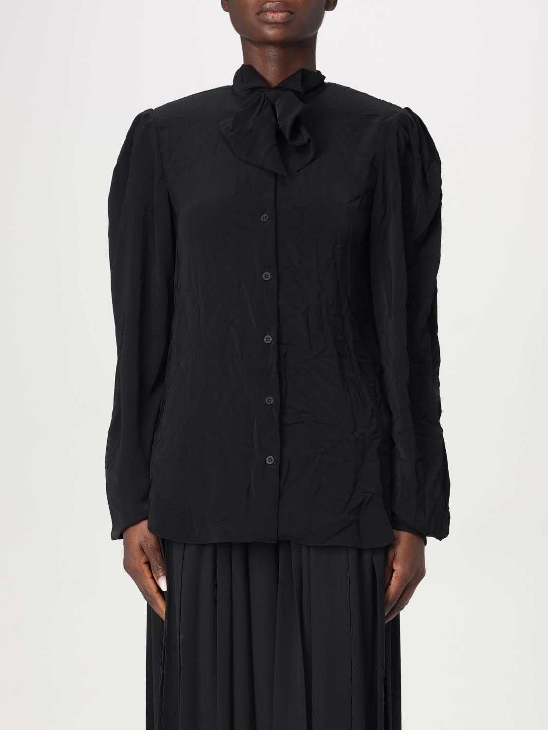 Balenciaga Balenciaga Shirt Woman Black Size XS / US 0-2 / IT 36-38 - 1 Thumbnail