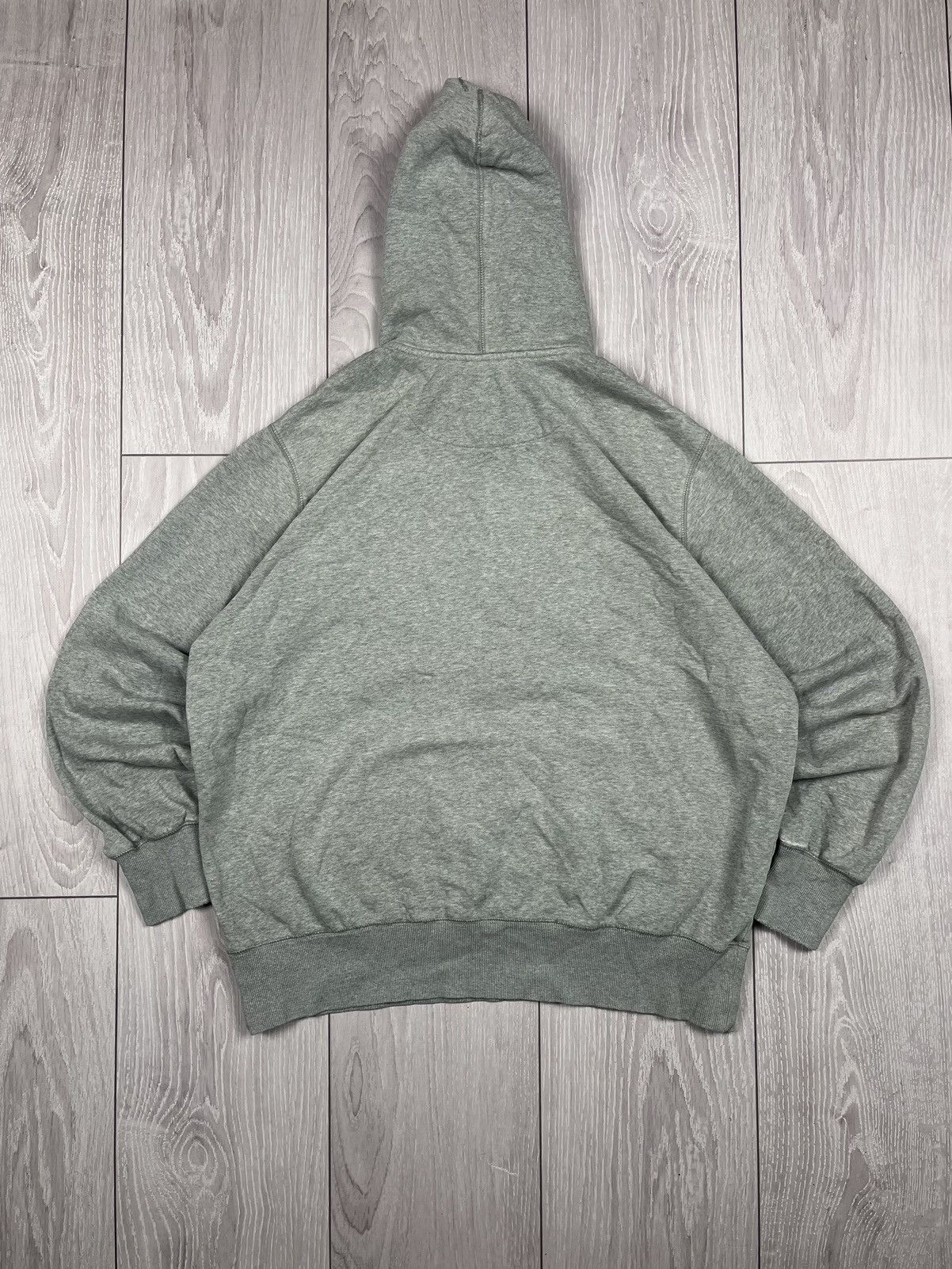 Nike × Vintage Vintage Nike Ohio State Center Logo Grey Hoodie 00s Size US M / EU 48-50 / 2 - 2 Thumbnail
