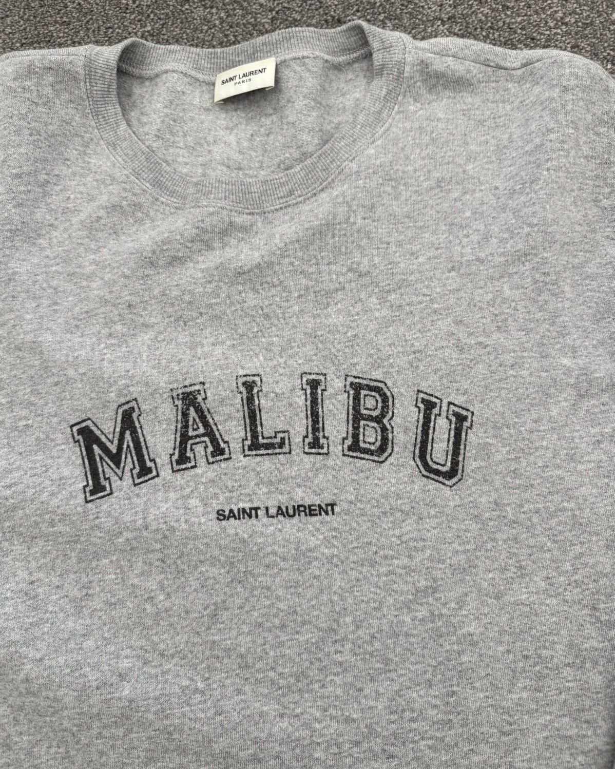 Saint Laurent Paris Saint Laurent Malibu Crewneck Size US L / EU 52-54 / 3 - 4 Thumbnail