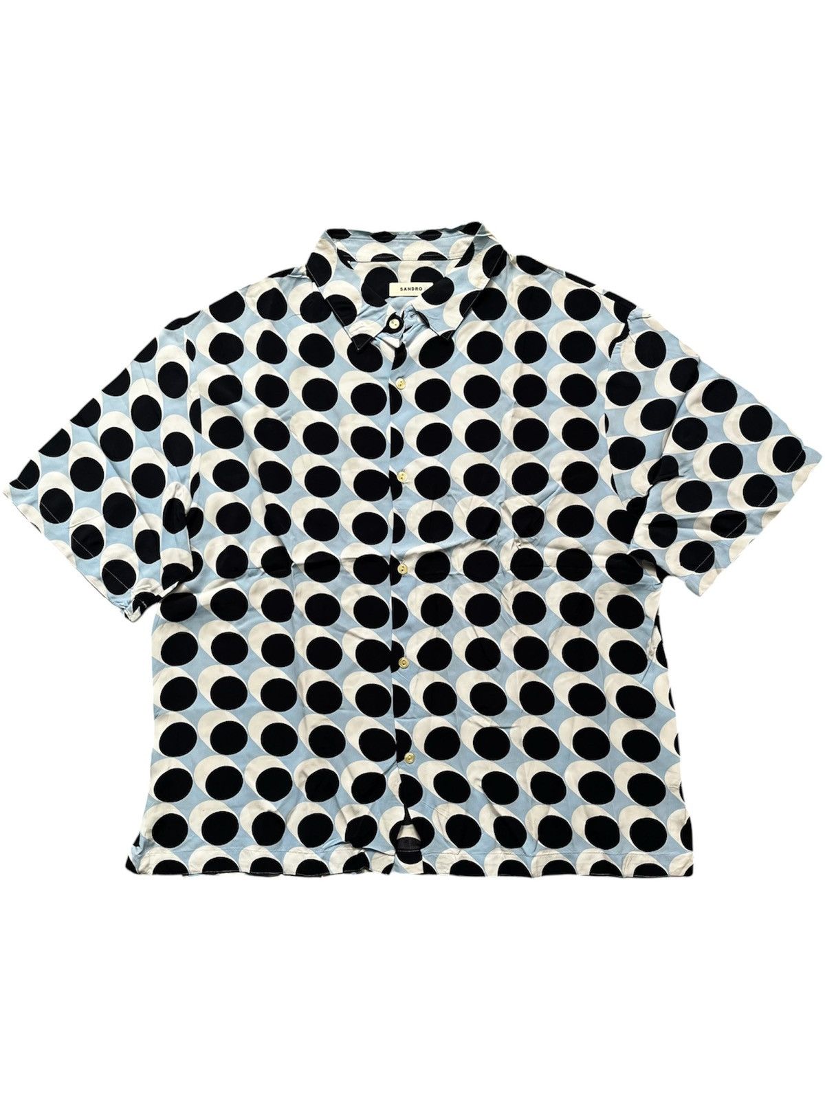 Sandro Sandro Polkadot Shirt Size US XL / EU 56 / 4 - 1 Thumbnail