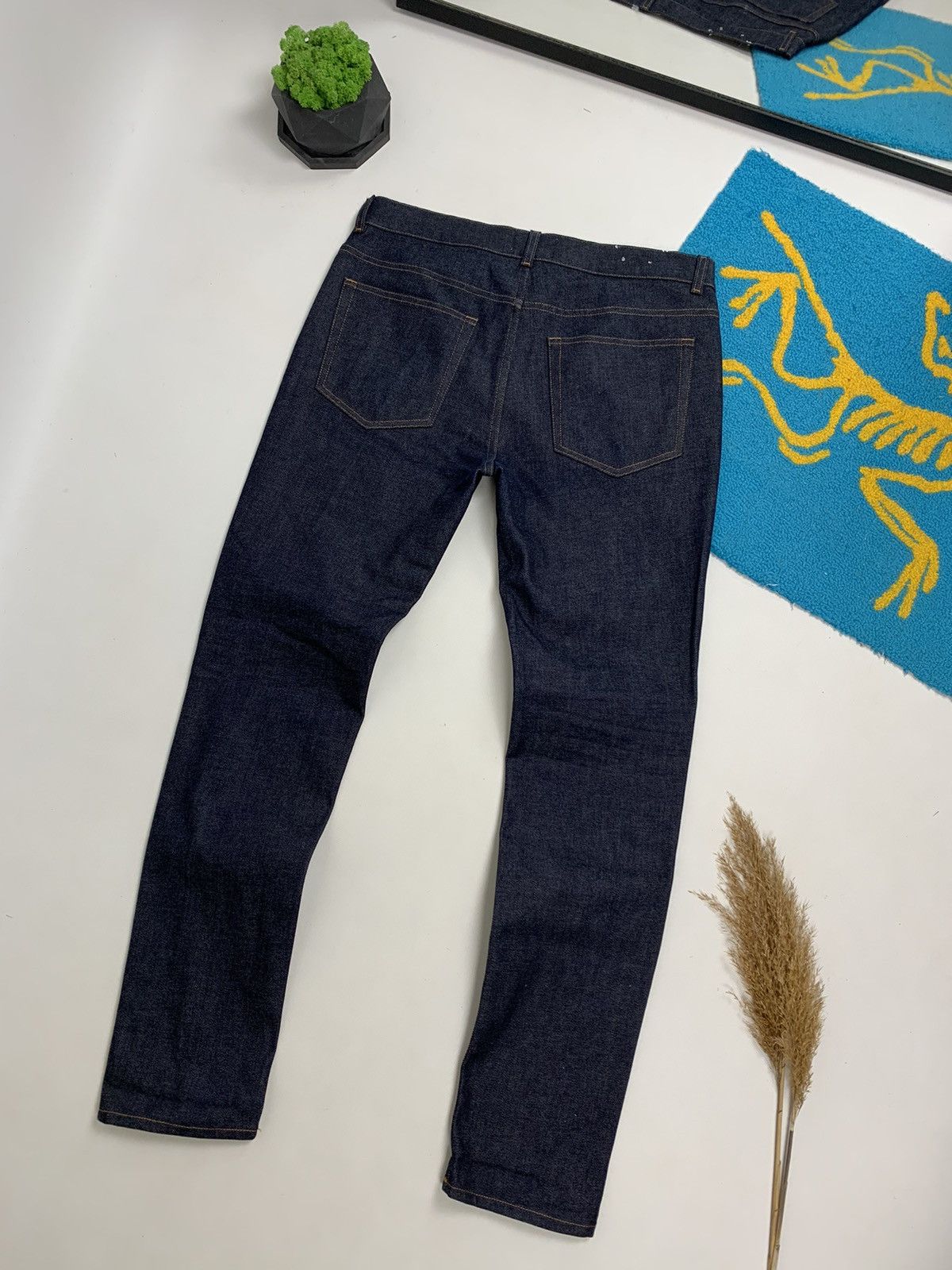 Acne Studios × Designer Acne Studious Regular Fit Navy Jeans Size US 34 / EU 50 - 8 Thumbnail