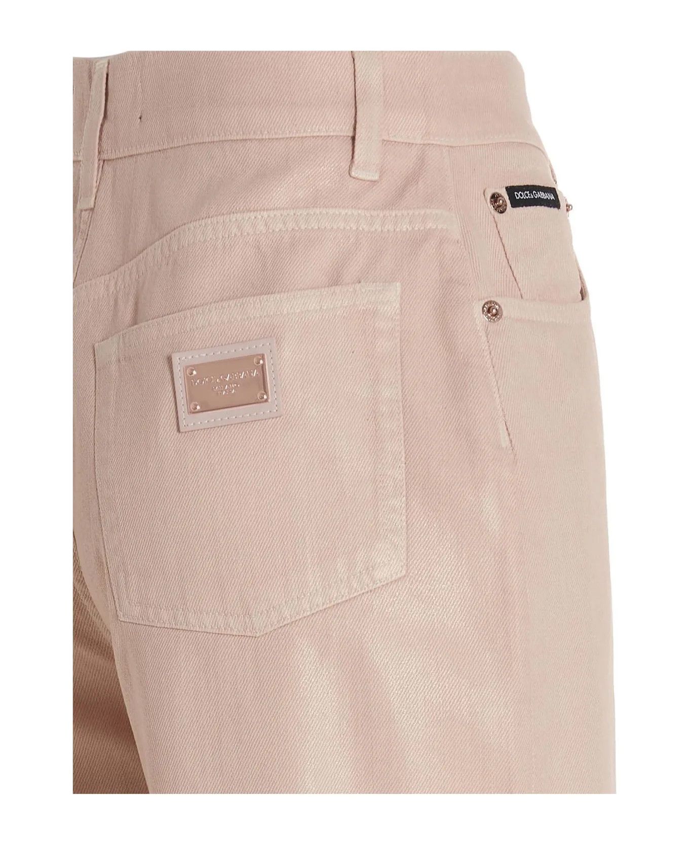 Dolce & Gabbana o1y0825 Denim Pant in Blush Size 28" / US 6 / IT 42 - 4 Thumbnail