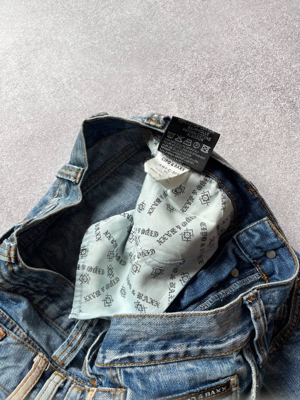 Japanese Brand × Vintage Vintage Avantgarde Belt Baggy Denim Y2K 33x32 Size US 32 / EU 48 - 5 Thumbnail