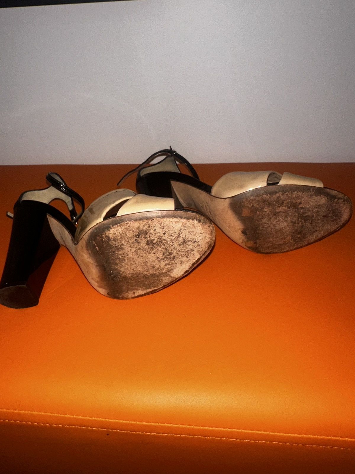 Giuseppe Zanotti Giuseppe zanotti heels black & beige Size US 5.5 / IT 35.5 - 4 Thumbnail