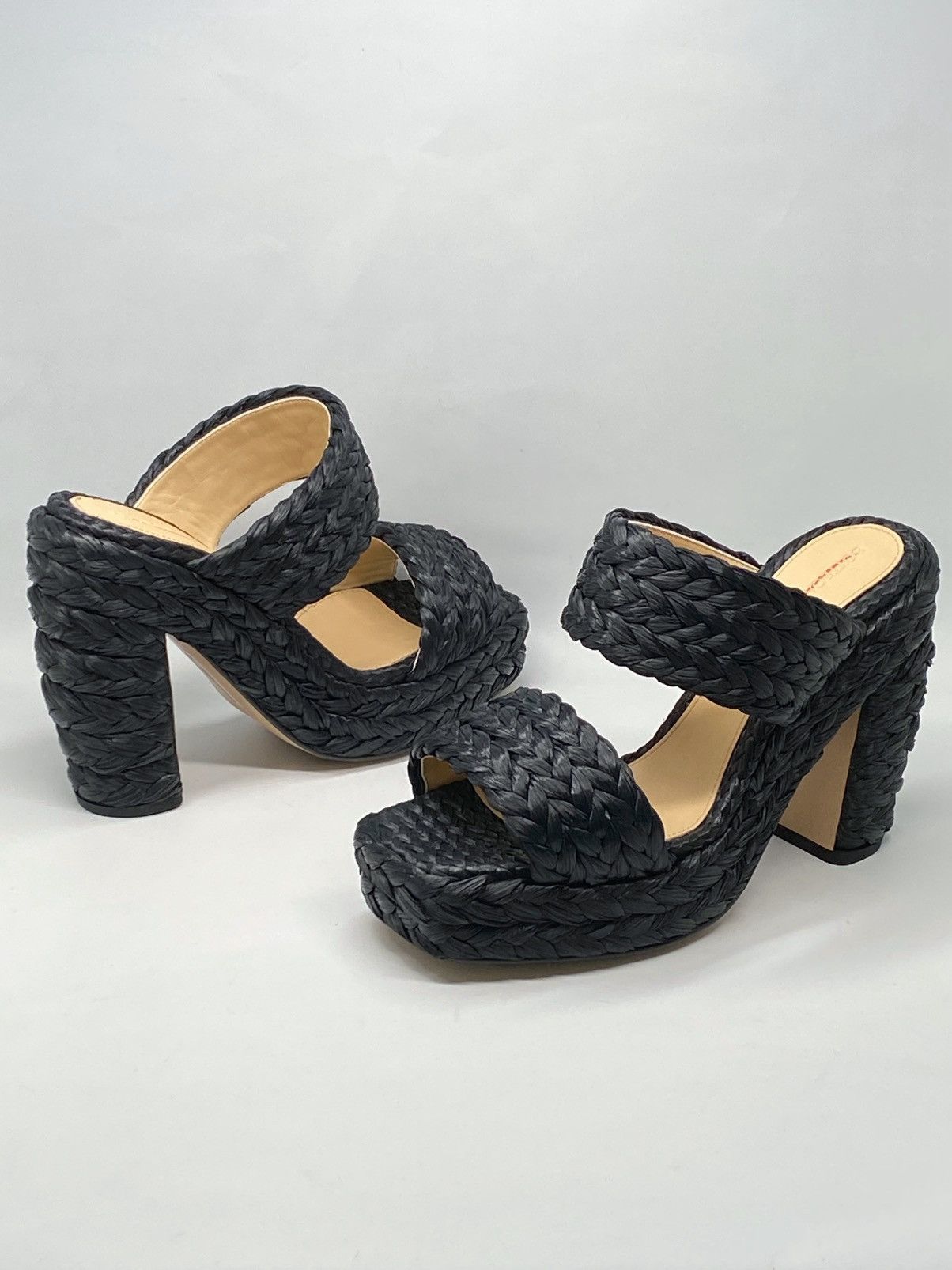 Bottega Veneta Bottega Veneta Trinity Weave Raffia Platform Sandals size 38 Size US 8 / IT 38 - 10 Thumbnail