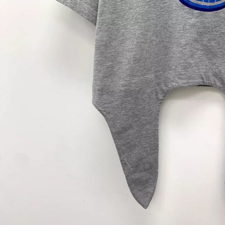 Louis Vuitton Louis Vuitton Grey logo monogrammed cotton crew neck short Size M / US 6-8 / IT 42-44 - 4 Thumbnail