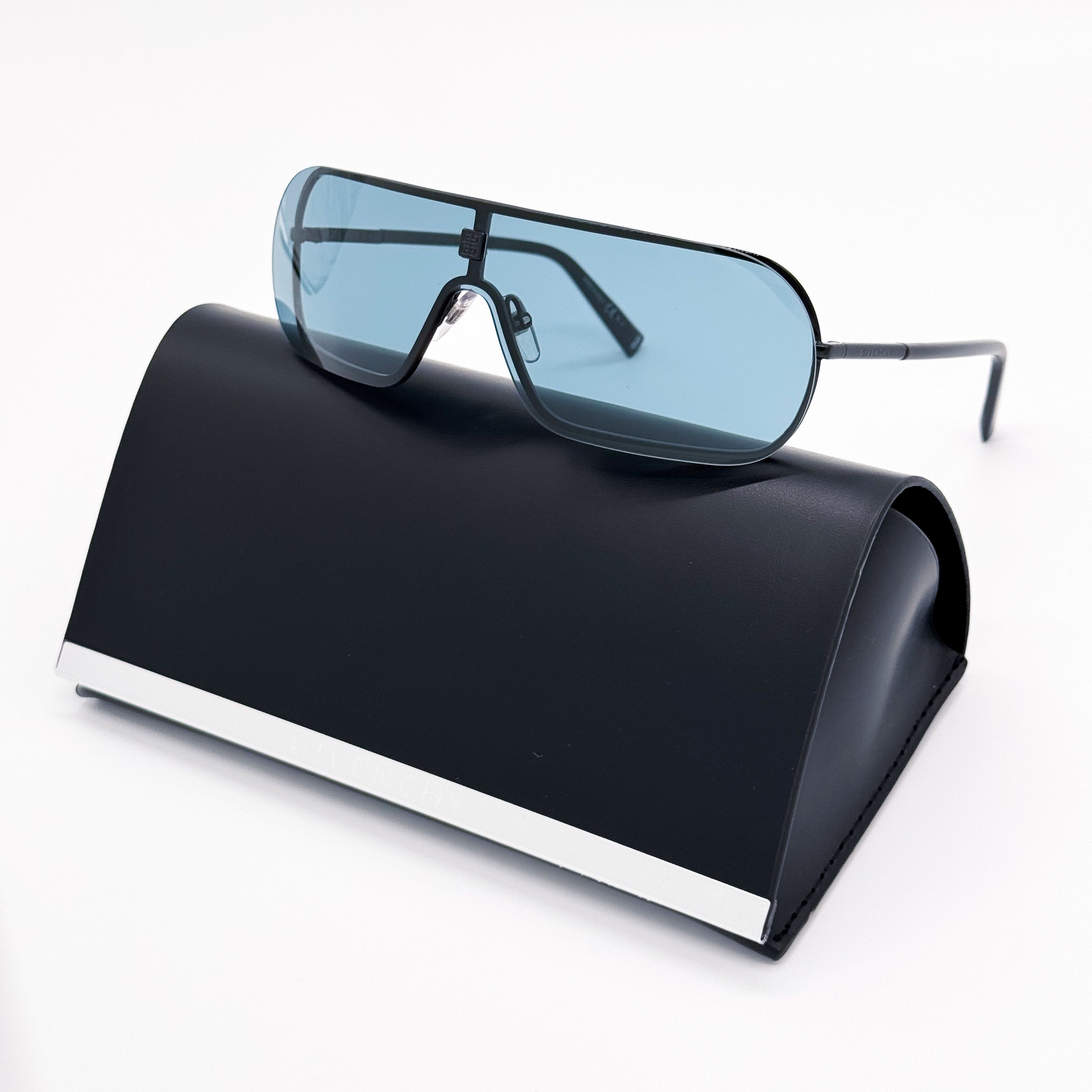 Givenchy NEW GIVENCHY GV7168/S 0MR8 BLUE UNISEX SUNGLASSES GIVENCHY Size ONE SIZE - 1 Thumbnail