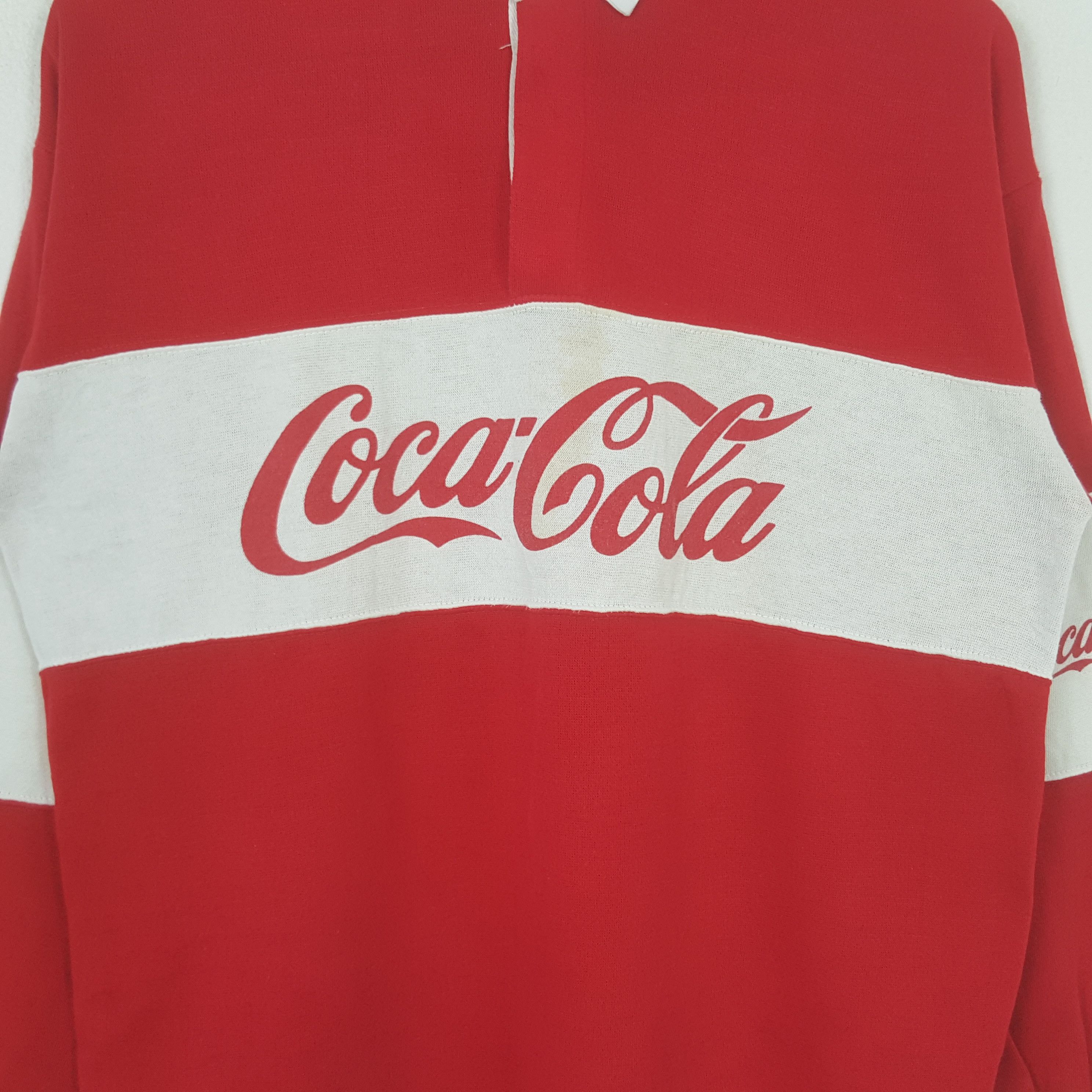 Coca Cola Vintage Coca Cola Logo Collared Shirt C294N53 Size US L / EU 52-54 / 3 - 2 Thumbnail