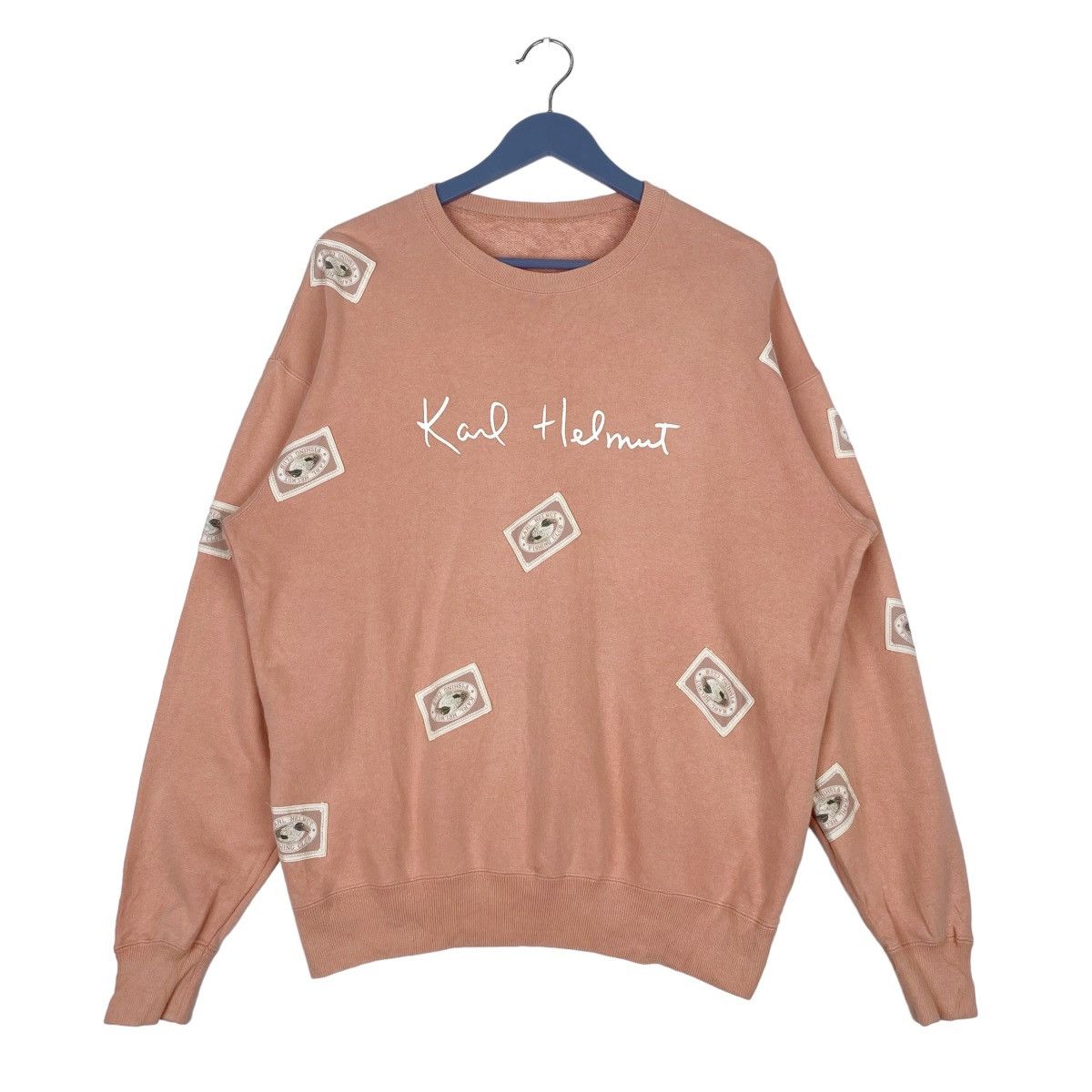 Karl Helmut Karl Helmut Sweatshirt Crewneck Pullover Jumper Size L / US 10 / IT 46 - 1 Thumbnail