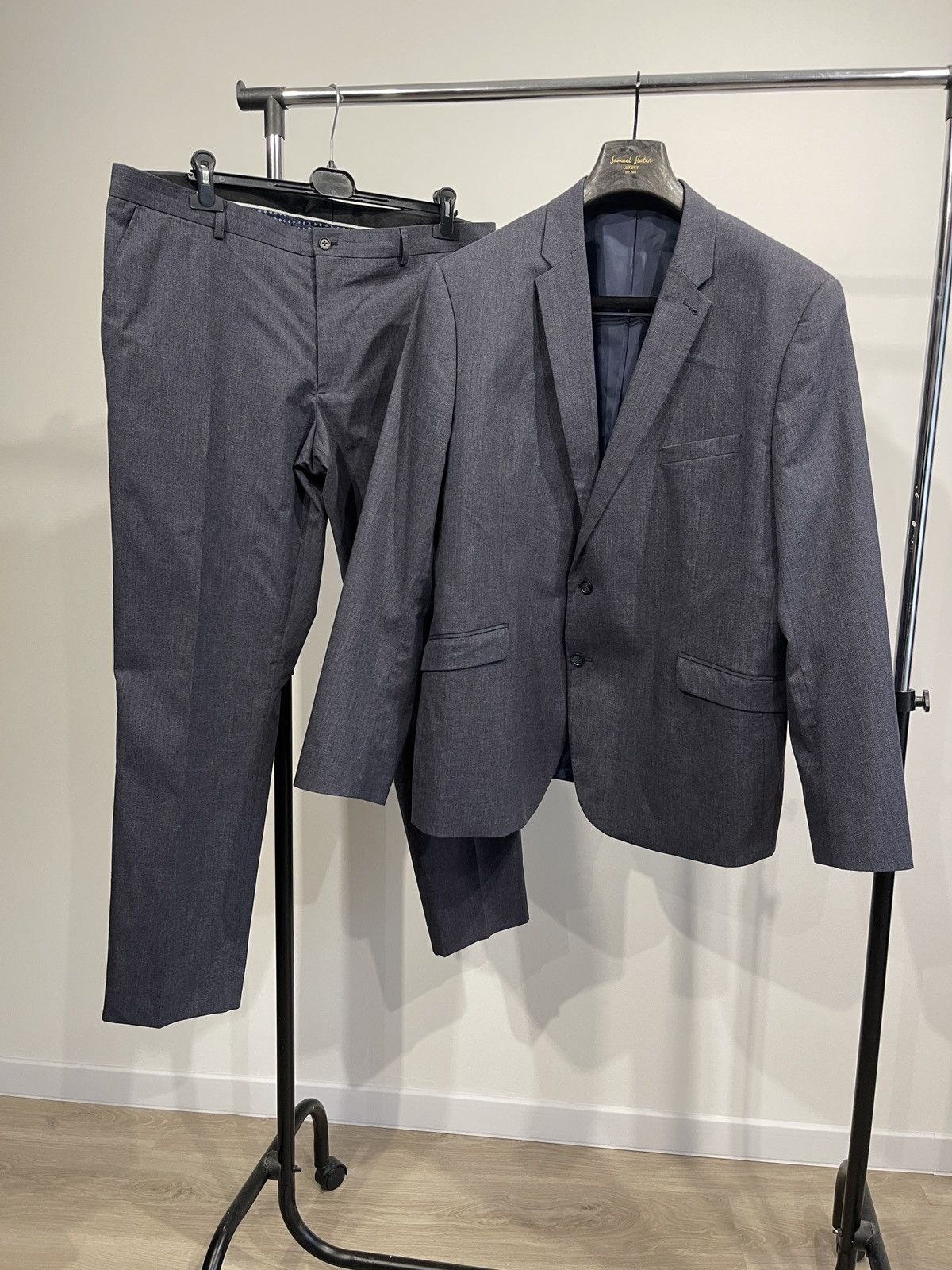 Vintage Classic vintage suit Taylor & Wright blazer + trousers Size 50R - 2 Thumbnail