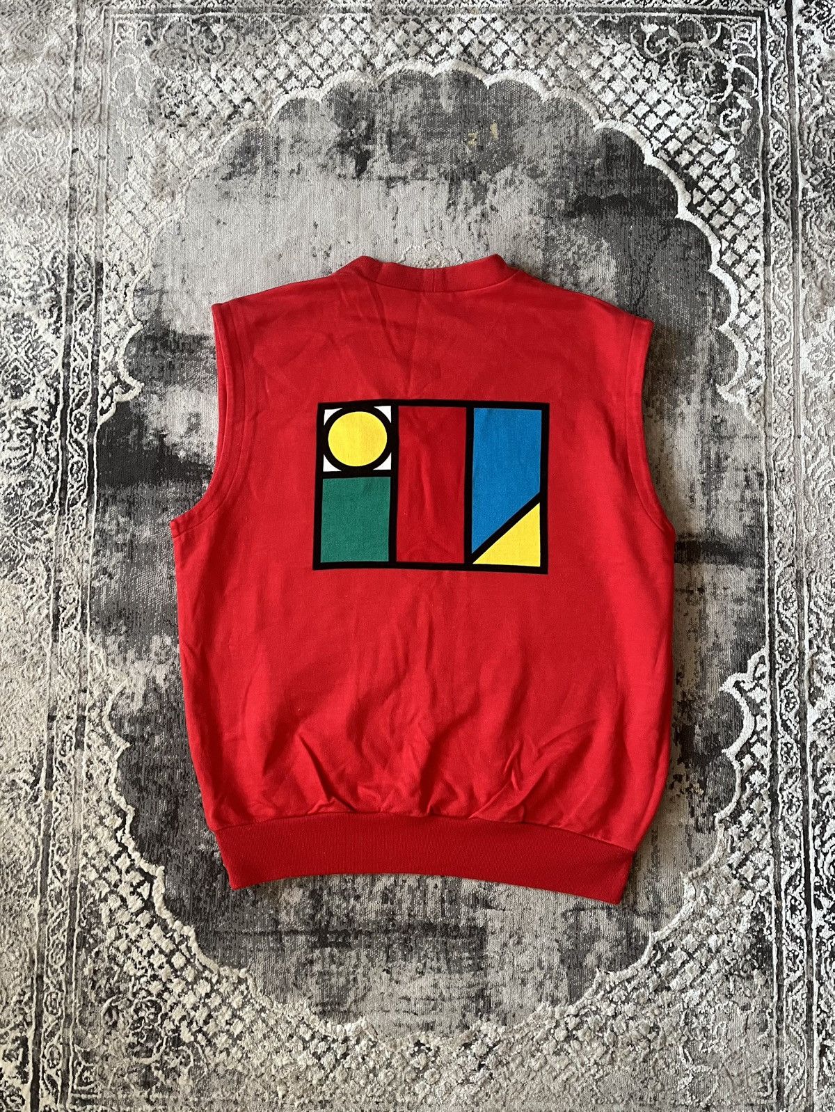 Adidas Vintage Adidas 80s Ivan Lendl vest sweatshirt West Germany Size US M / EU 48-50 / 2 - 1 Thumbnail