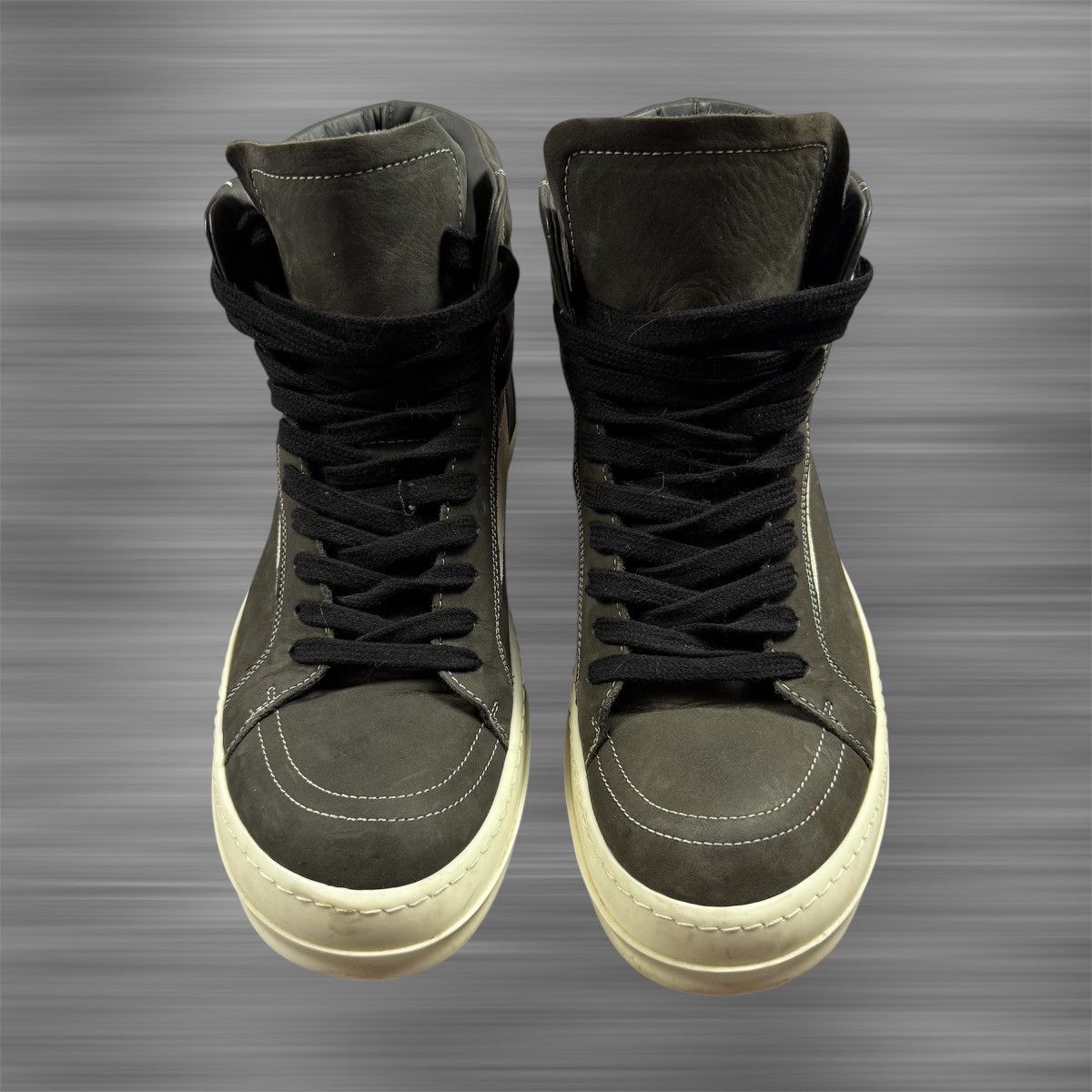 Rick Owens Rick Ownes High Vintage Shoes ‘Dust/Milk’ Size US 8.5 / EU 41-42 - 4 Thumbnail