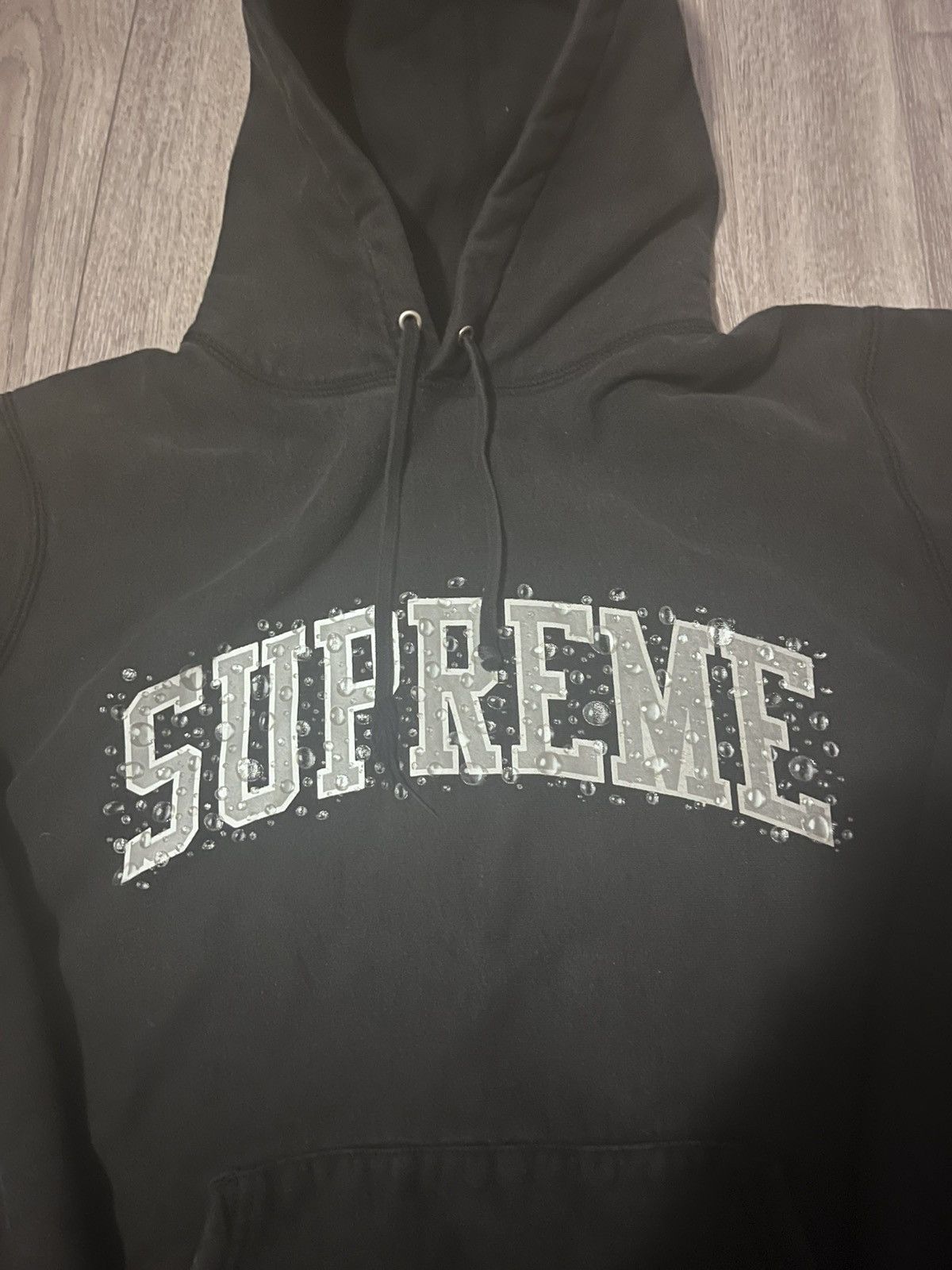 Supreme Supreme Water Arc Hoodie Black F/W 18 Size US L / EU 52-54 / 3 - 2 Thumbnail