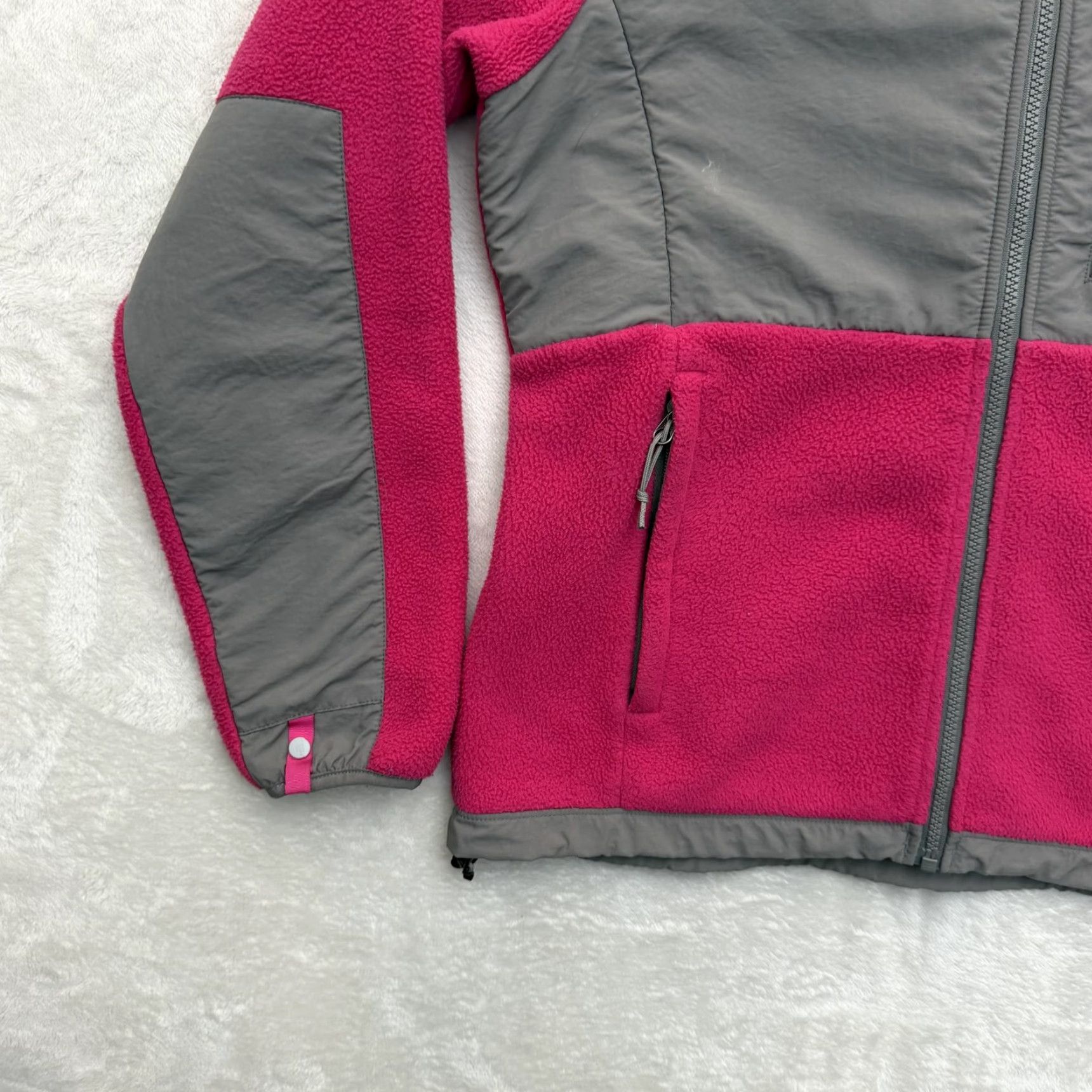 The North Face The North Face Jacket Womens Medium Pink Gray Polartec Fleece Full Zip Denali Size M / US 6-8 / IT 42-44 - 6 Thumbnail