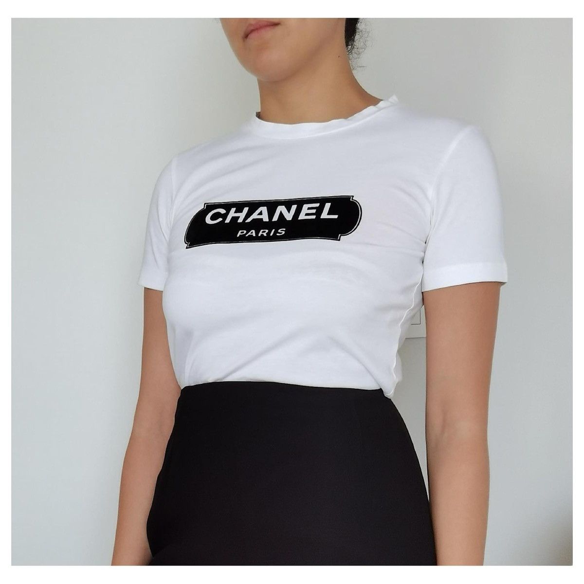 Chanel Chanel Logo Tee Size M / US 6-8 / IT 42-44 - 7 Thumbnail