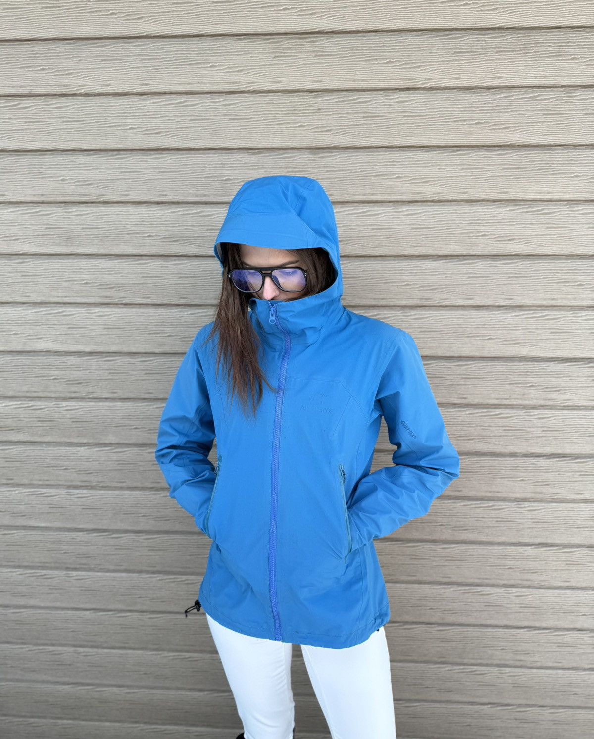 Arc'teryx Arc’teryx Women Gore-Tex Shell Jacket Blue Size S Z/LT Size S / US 4 / IT 40 - 2 Thumbnail