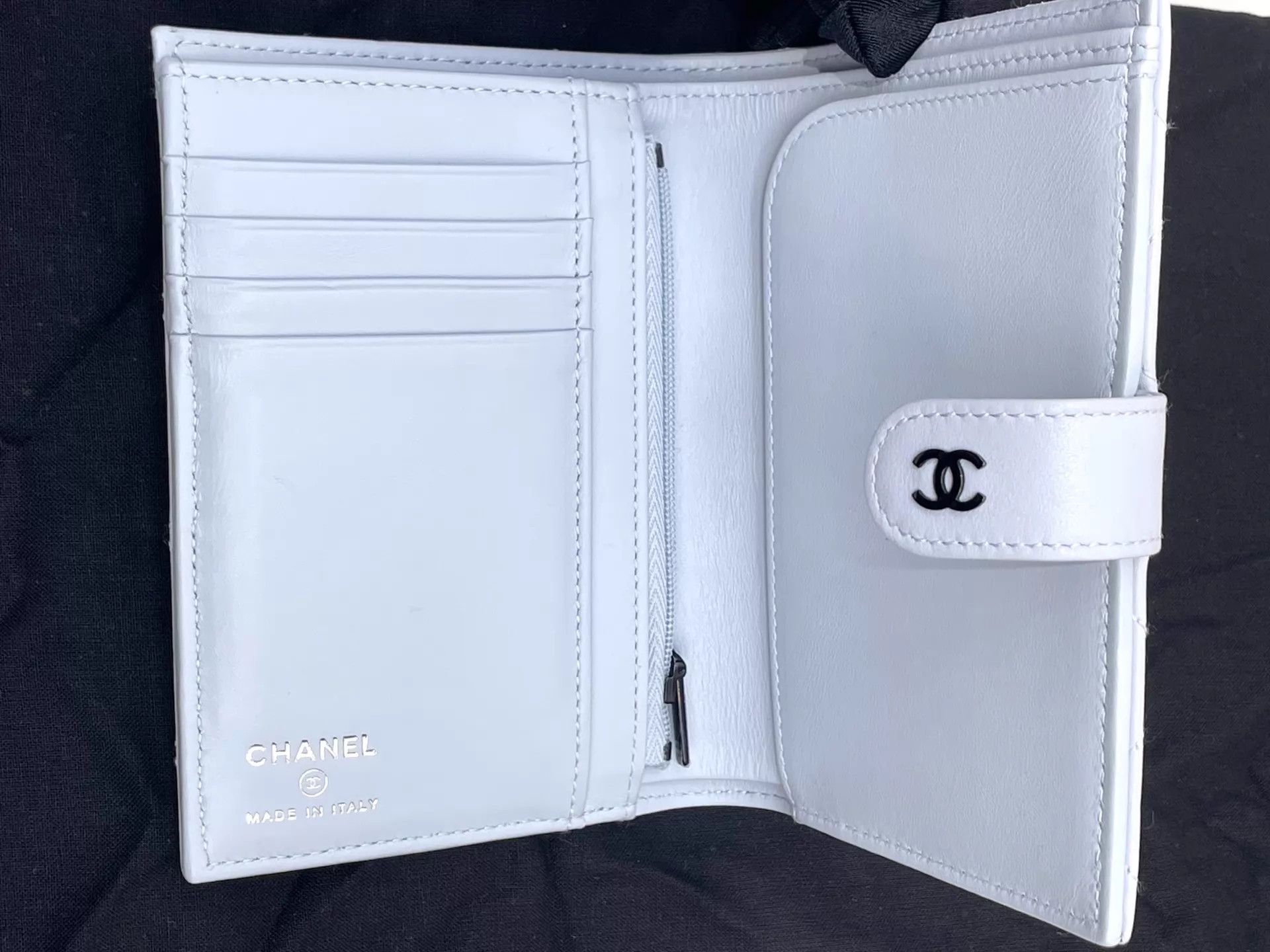 Chanel Chanel 24P Charcoal Passport Cardholder 98N Size ONE SIZE - 7 Thumbnail