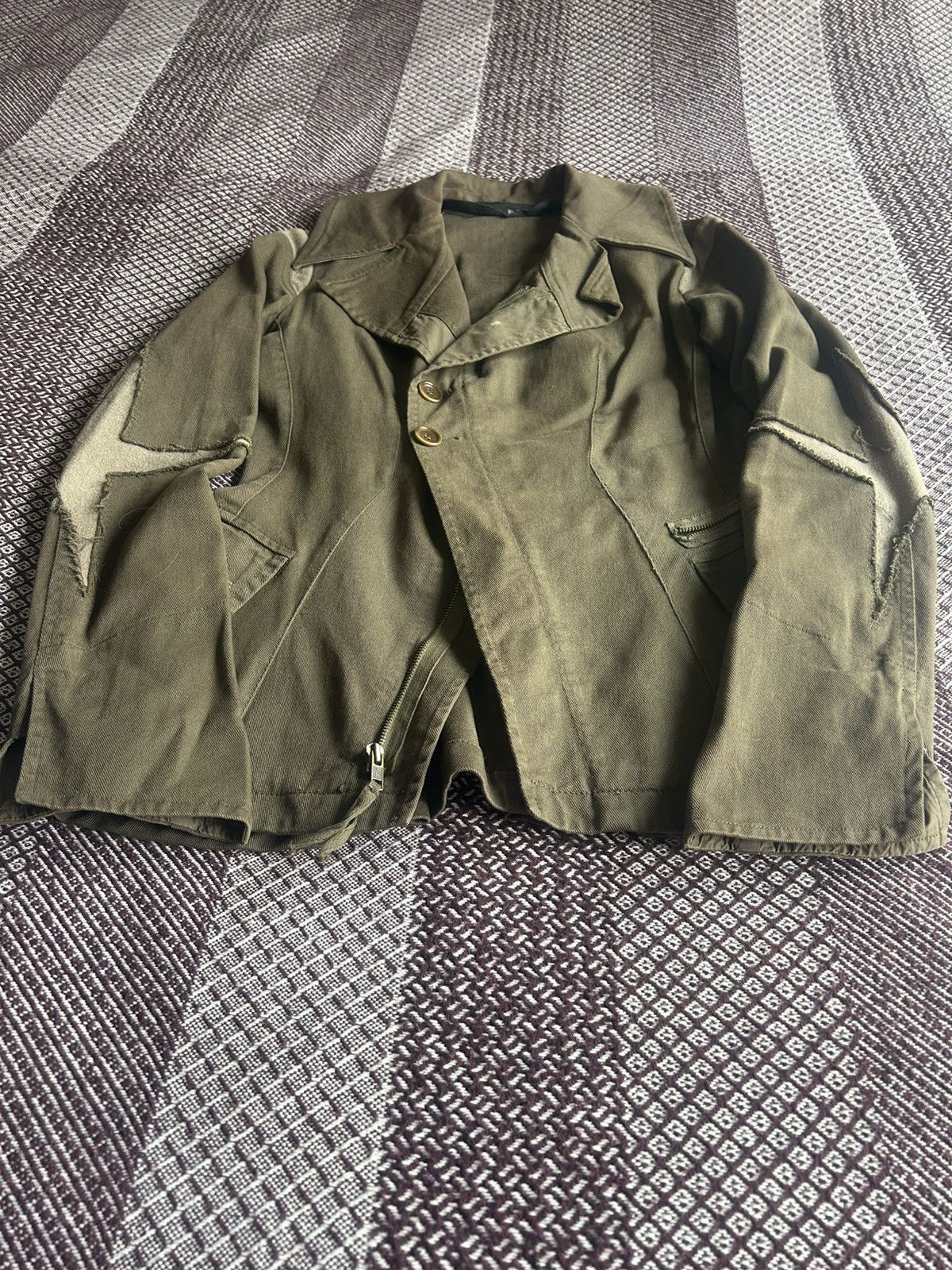 Japanese Brand × Vintage Vintage Military Style Womens Jacket Size 44 Avantgarde Rare Size M / US 6-8 / IT 42-44 - 3 Thumbnail