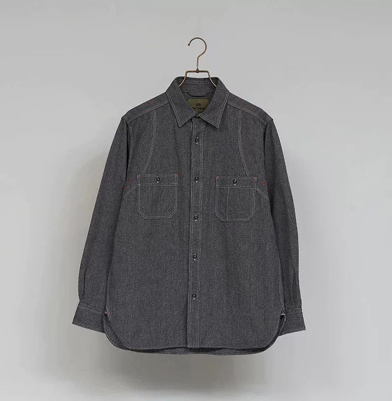 Nigel Cabourn Nigel Cabourn Classic Medical Shirt Size US M / EU 48-50 / 2 - 1 Thumbnail