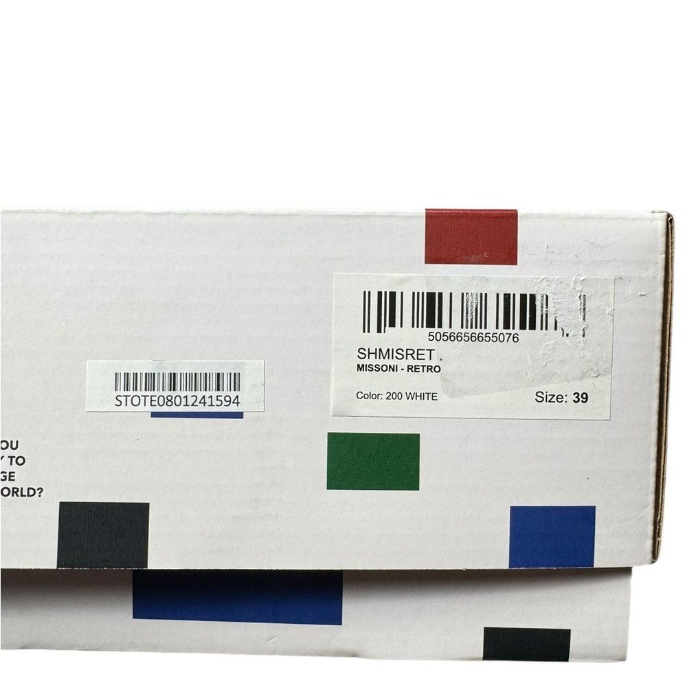 Missoni New Missoni 25MM Retro Low Top Platform White Sneakers Size Size US 8.5 / IT 38.5 - 6 Thumbnail
