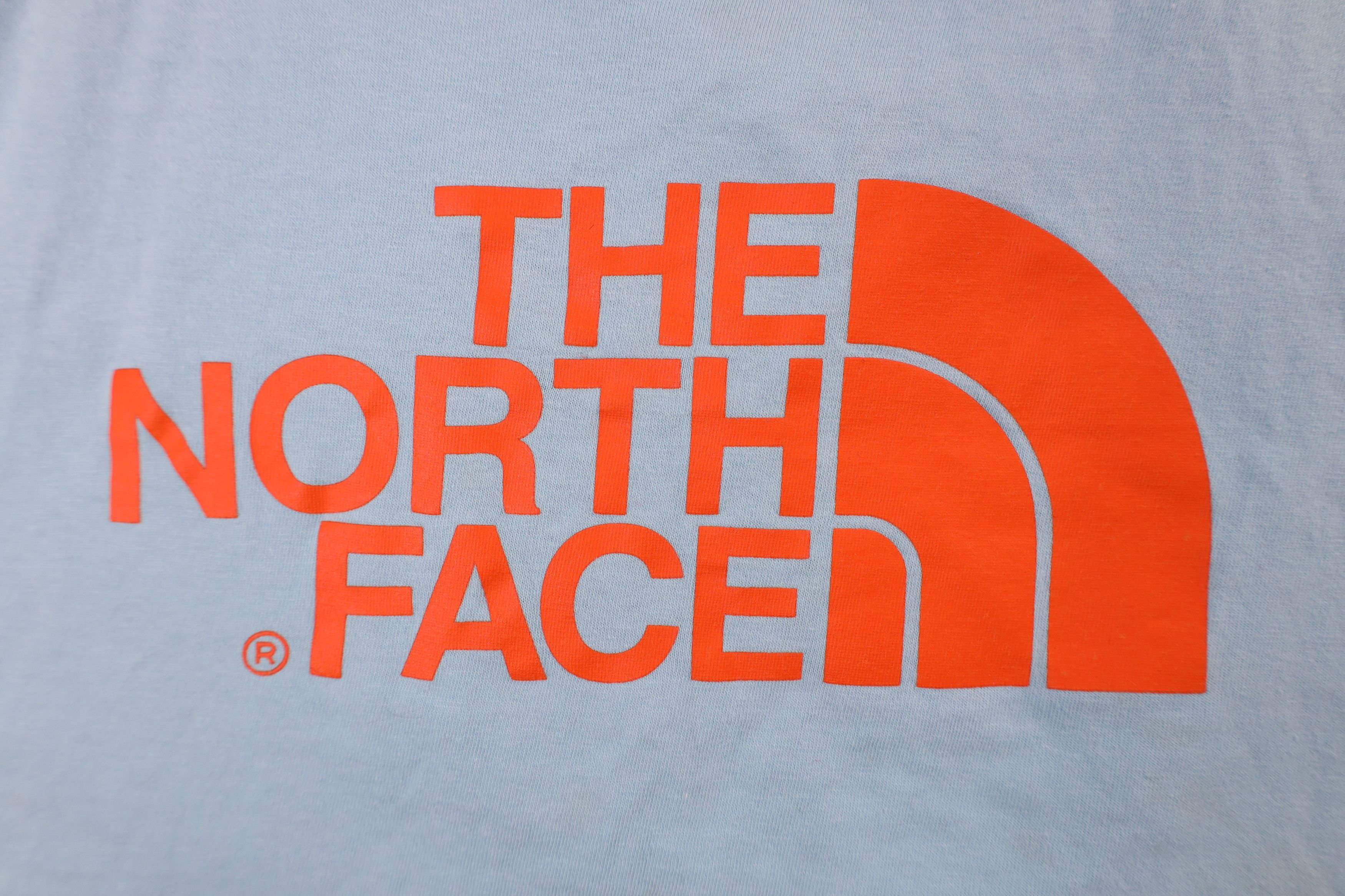 The North Face × Vintage Vintage The North Face Spell Out Big Logo T-Shirt Blue Size US XXL / EU 58 / 5 - 4 Thumbnail