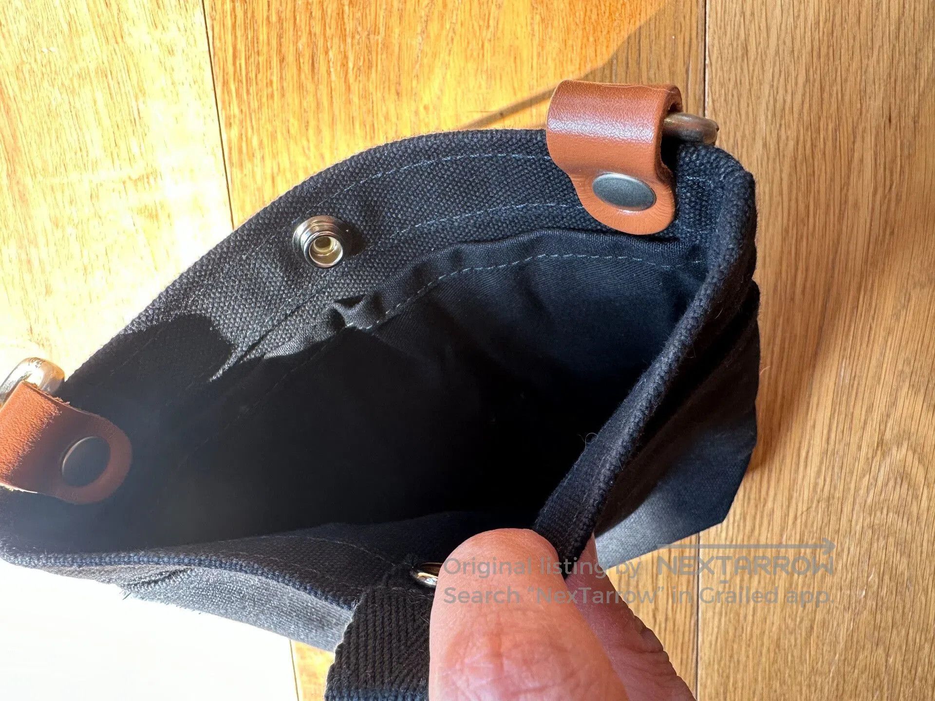 Japanese Brand Ichizawa Canvas Waist Bag Z-41 Model. Size ONE SIZE - 3 Thumbnail