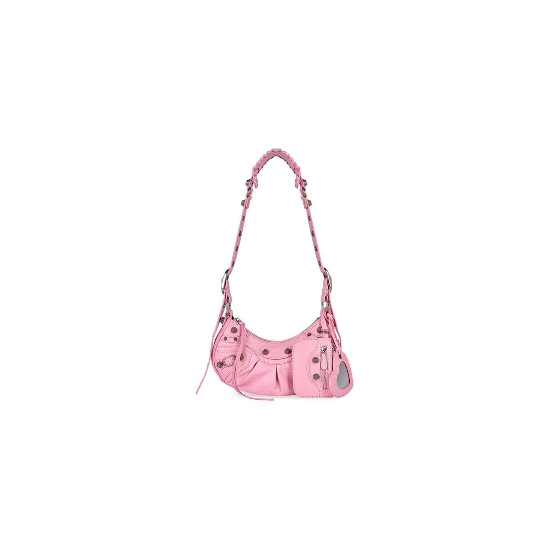 Balenciaga o1mt1gz0125 Size: OS / Le Cagole Xs Shoulder Bag in Pink Size ONE SIZE - 1 Thumbnail