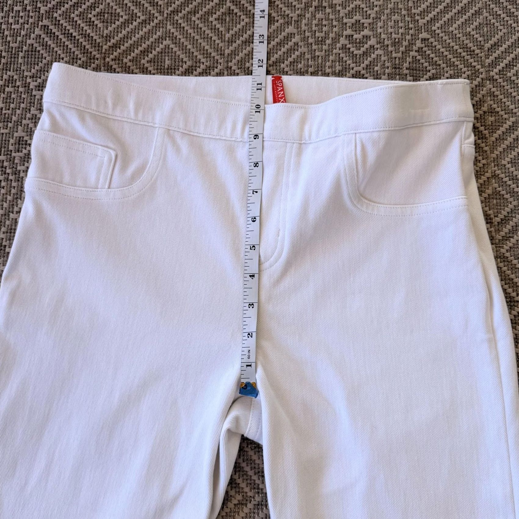 Spanx Spanx Leggings Womens L White High Rise Shaping Stretch Pull On Jegging Pants Size 36" / US 14 / IT 50 - 5 Thumbnail