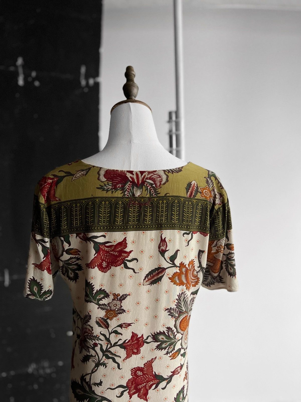 Designer × Desigual Desigual Womens Floral Printed V-Neck Tunic Dress Size S / US 4 / IT 40 - 10 Thumbnail