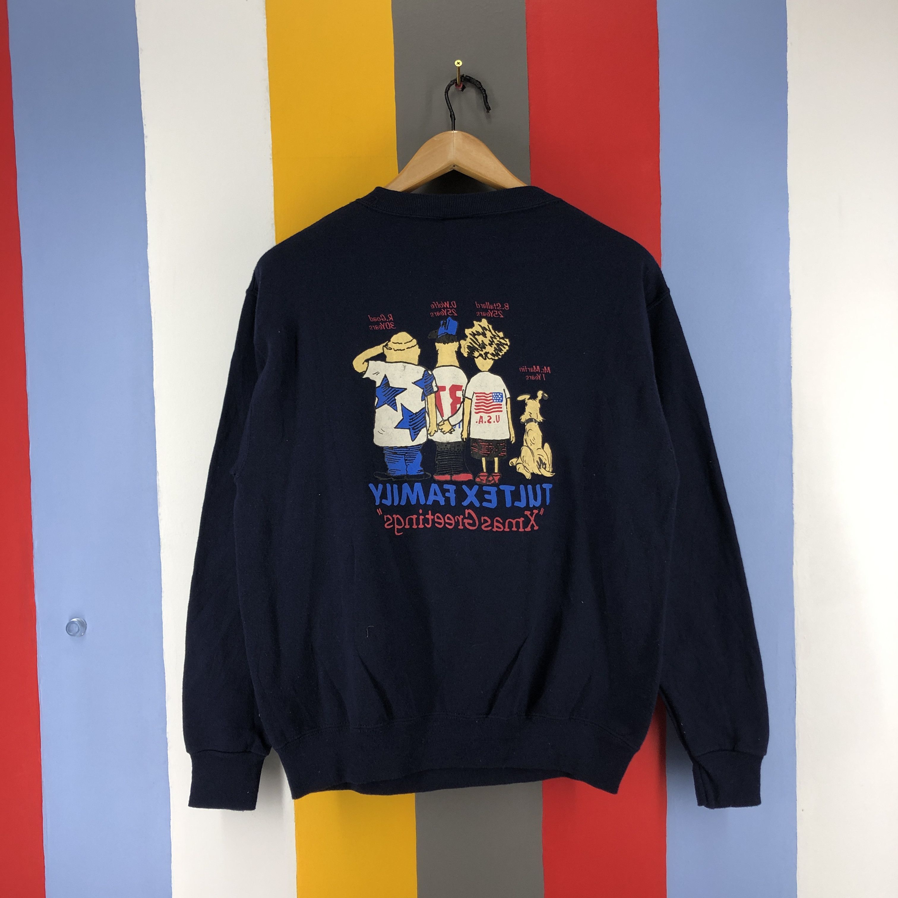 Tultex 90s Vintage TULTEX FAMILY Crew Neck Sweatshirt #0792/O Size US M / EU 48-50 / 2 - 7 Thumbnail