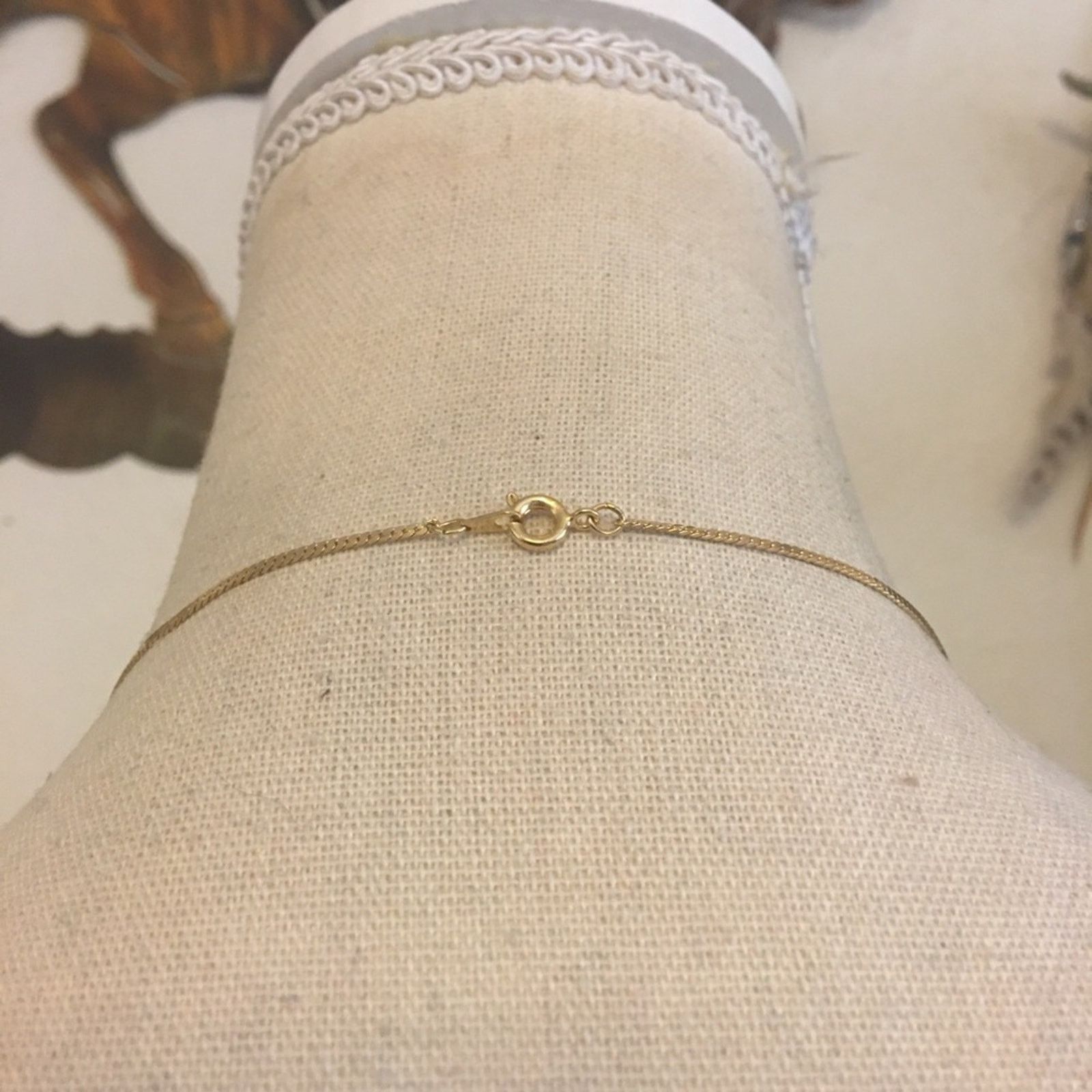 Vintage Vintage faceted teardrop glass crystal on chain Size ONE SIZE - 5 Thumbnail