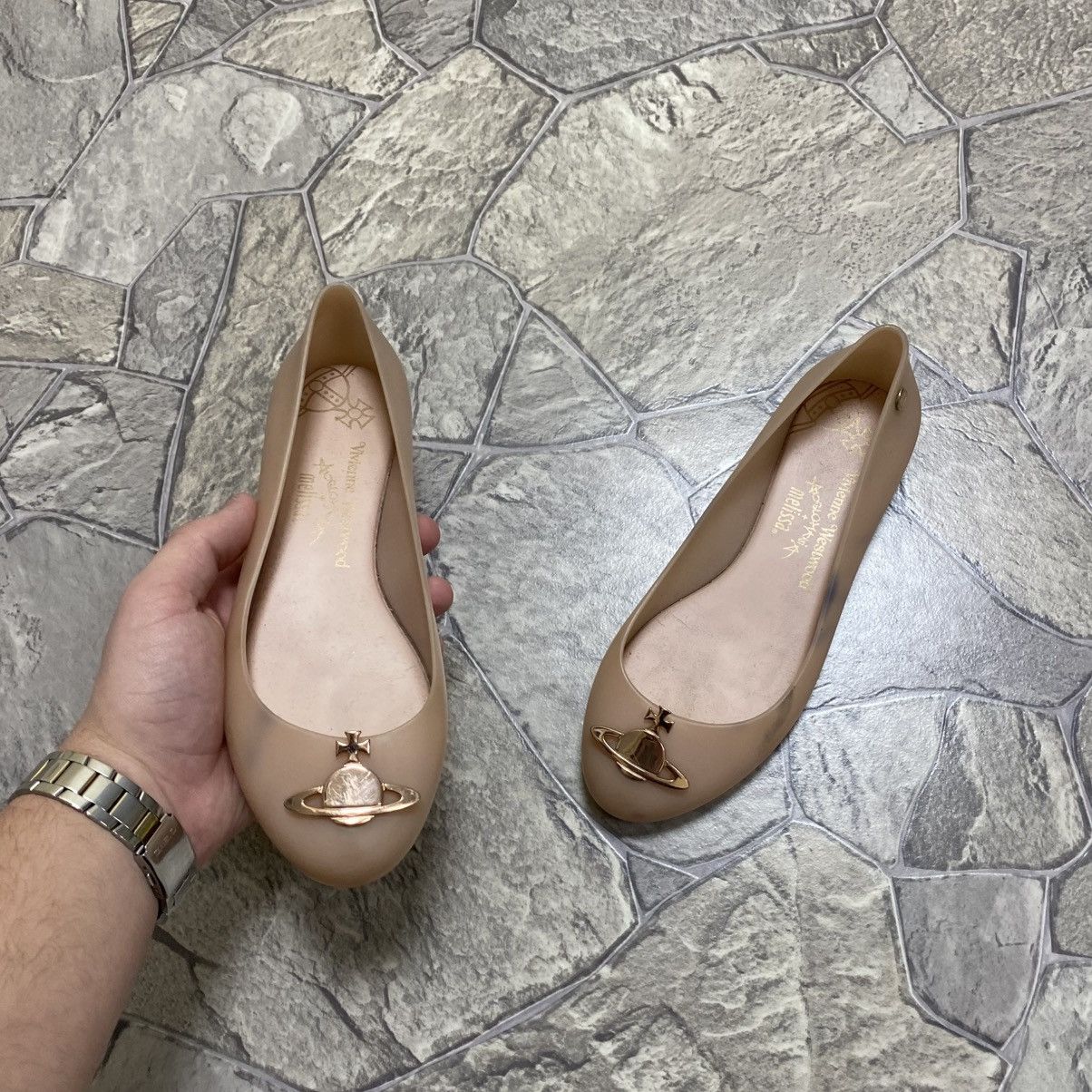 Vivienne Westwood Vivienne Westwood Mellisa Anglomania Balet Orb Flats Size US 7 / IT 37 - 2 Thumbnail